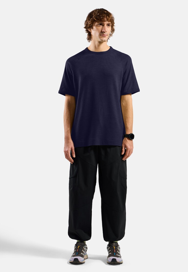 The Ascent merino blend waffle short-sleeve t-shirt