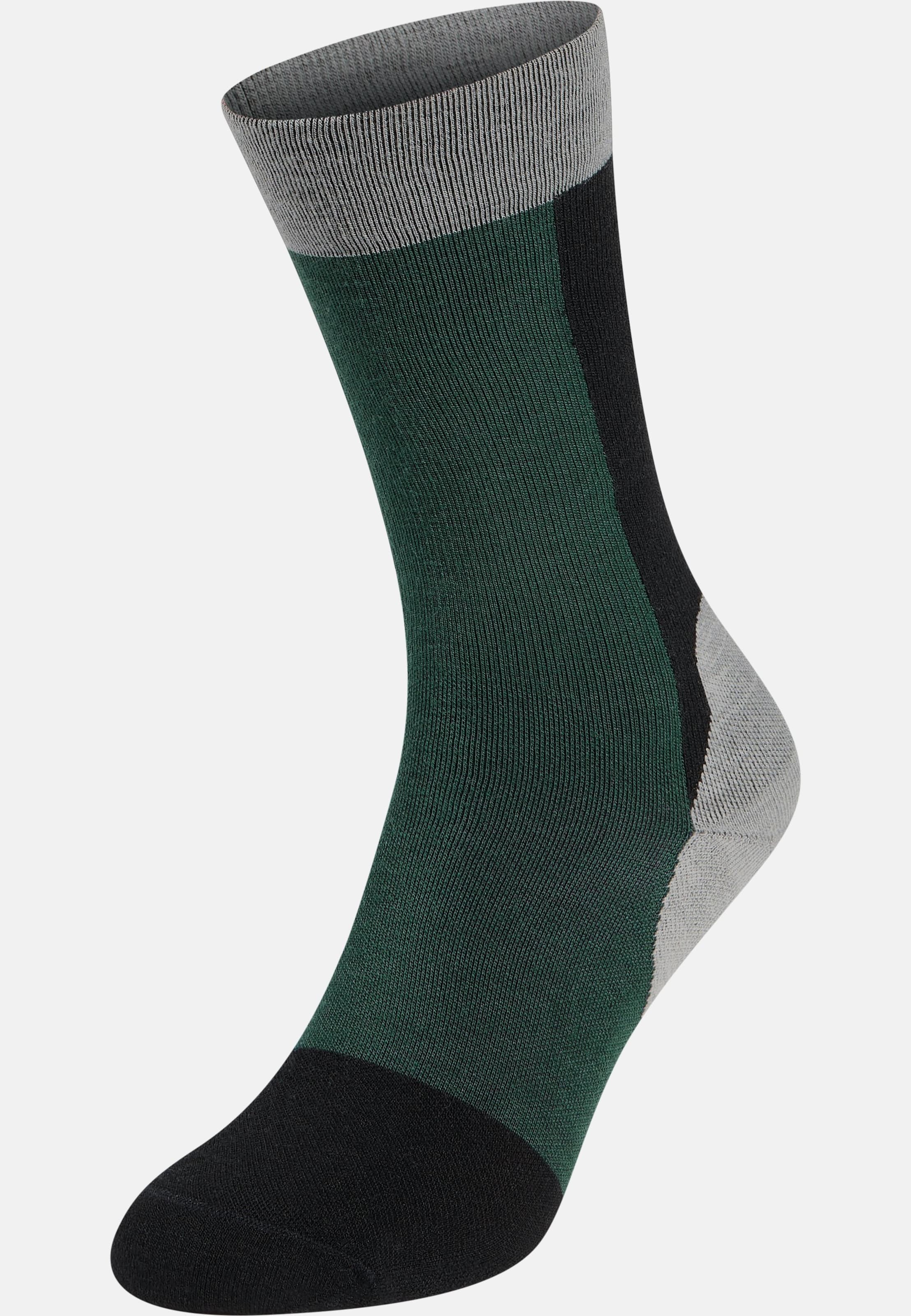 Odlo Performance Wool Hike Crew-Socken - Wandern - schwarz, 45-47