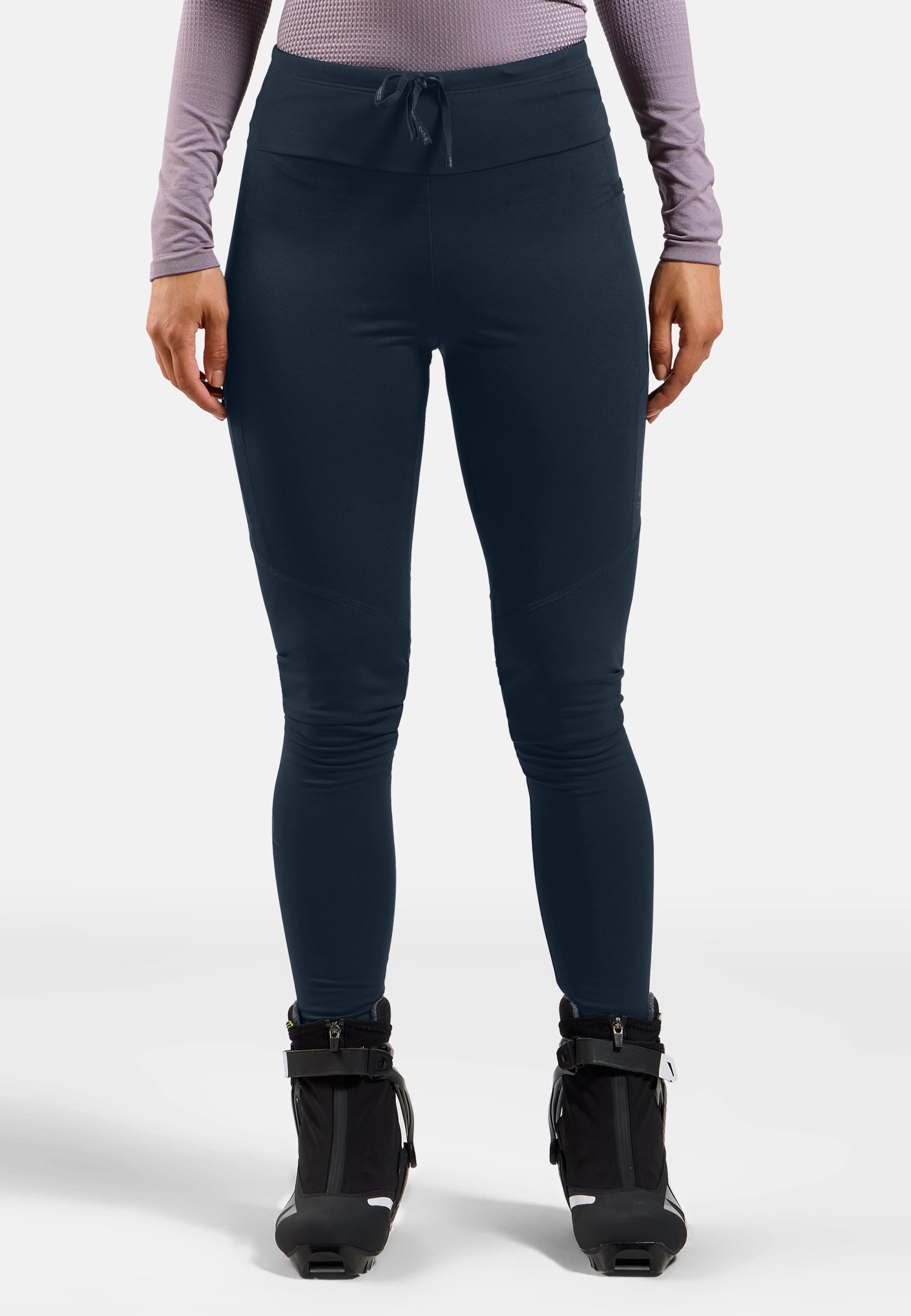 Odlo Zeroweight Pro Windproof Warm Langlauftights für Damen - Skilanglauf - blau, L