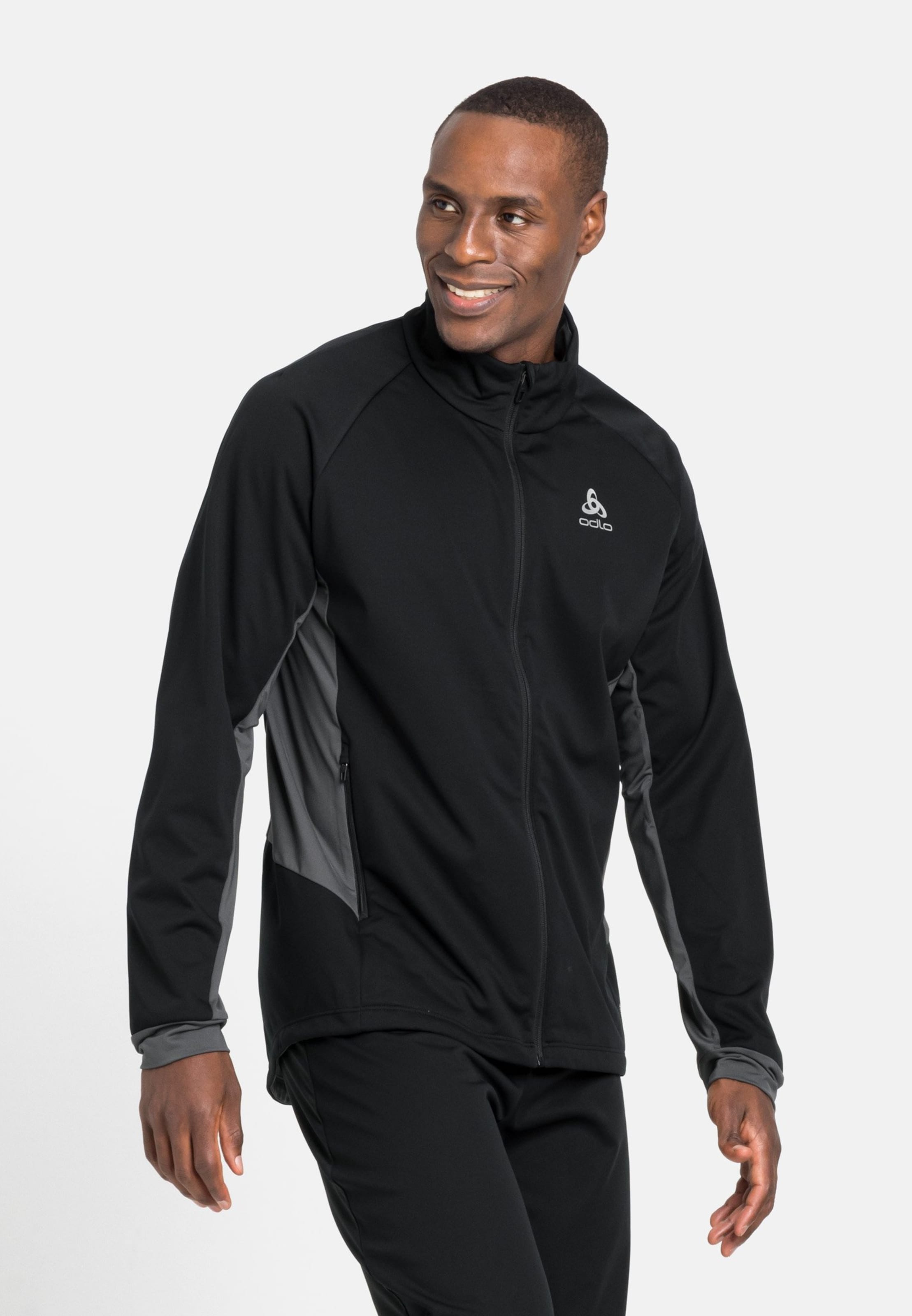Odlo Brensholmen Langlaufjacke für Herren, S, schwarz