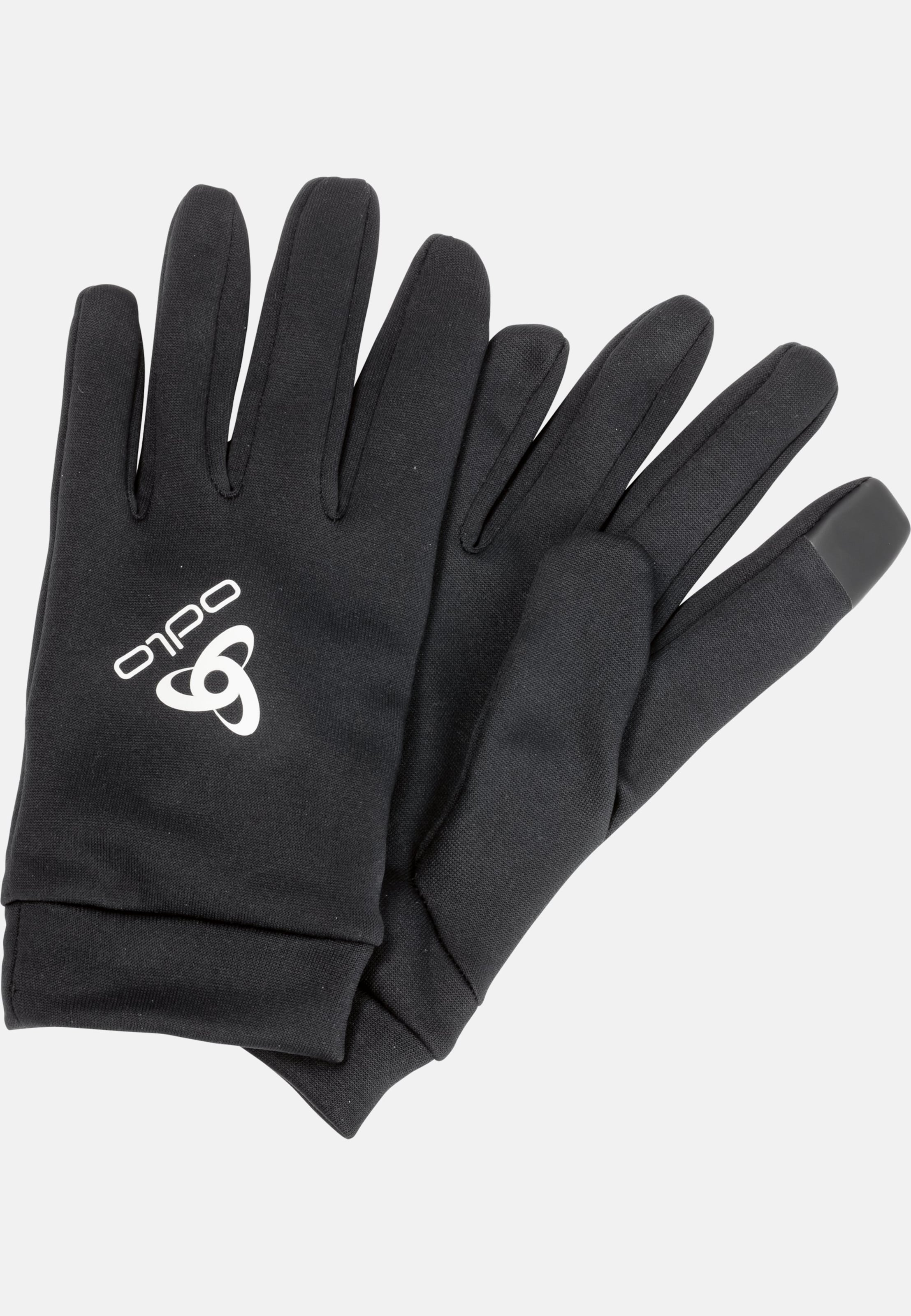 Odlo Stretchfleece Liner E-Tip Handschuhe - Wandern, Ski & Snow - schwarz, S