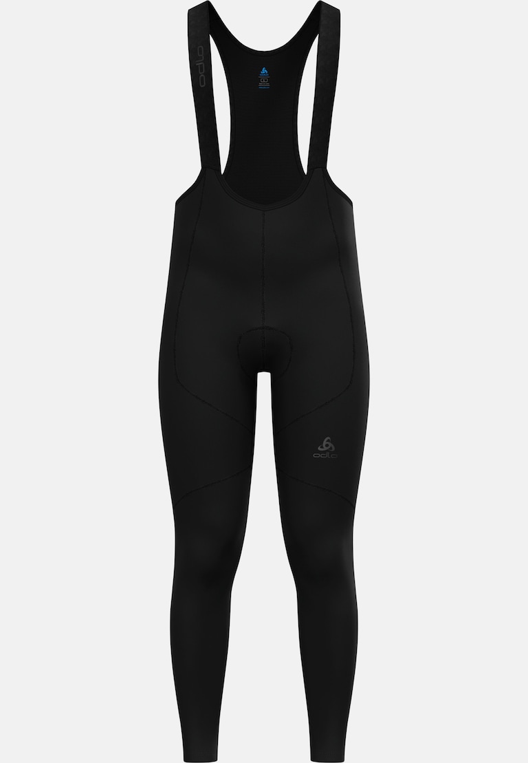 The Zeroweight X-Warm cycling bib tights in black | Odlo The Zeroweight X-Warm cycling bib tights in black | Odlo