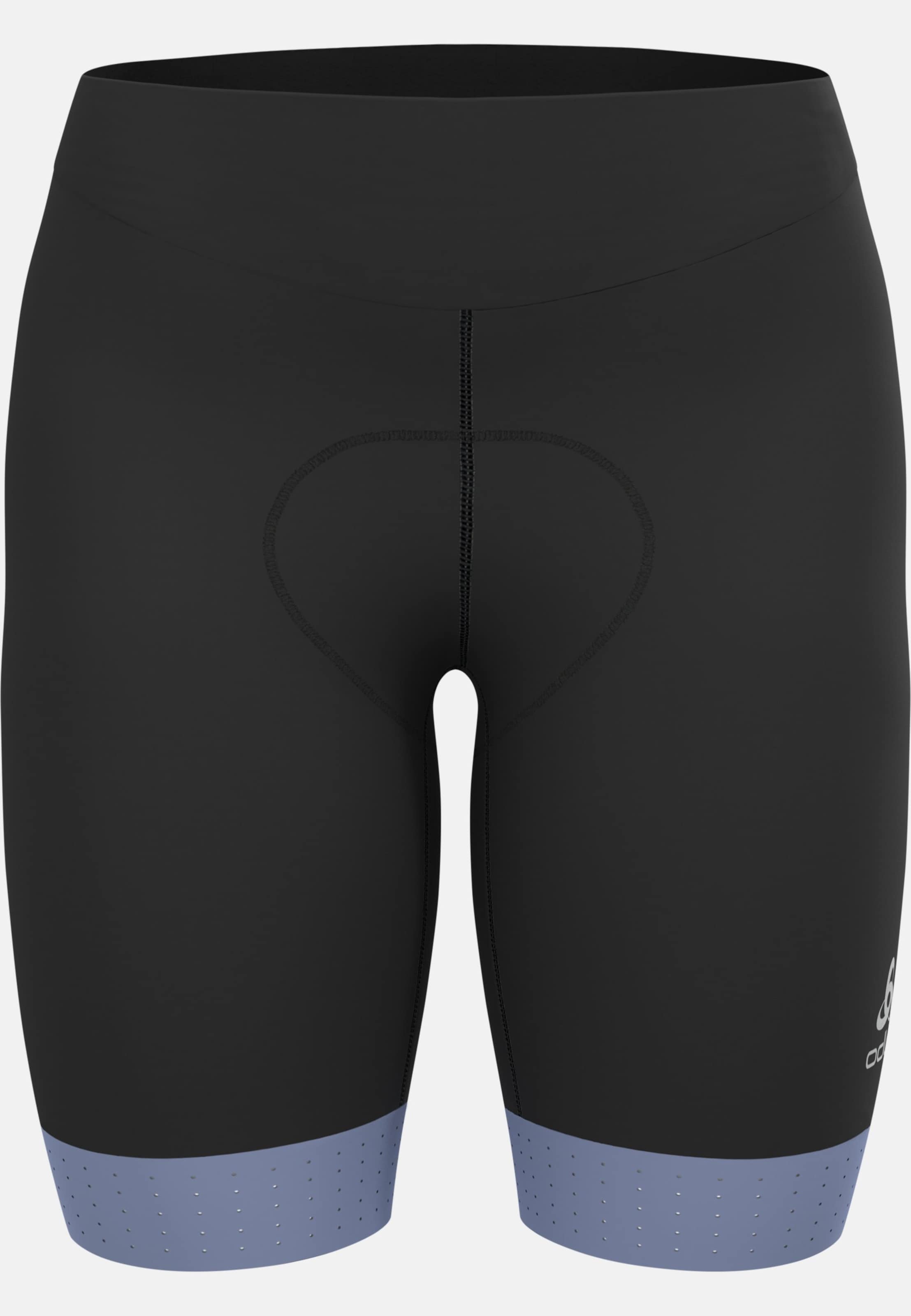 Odlo Zeroweight Kurze Radtights für Damen - Radsport - schwarz, XS