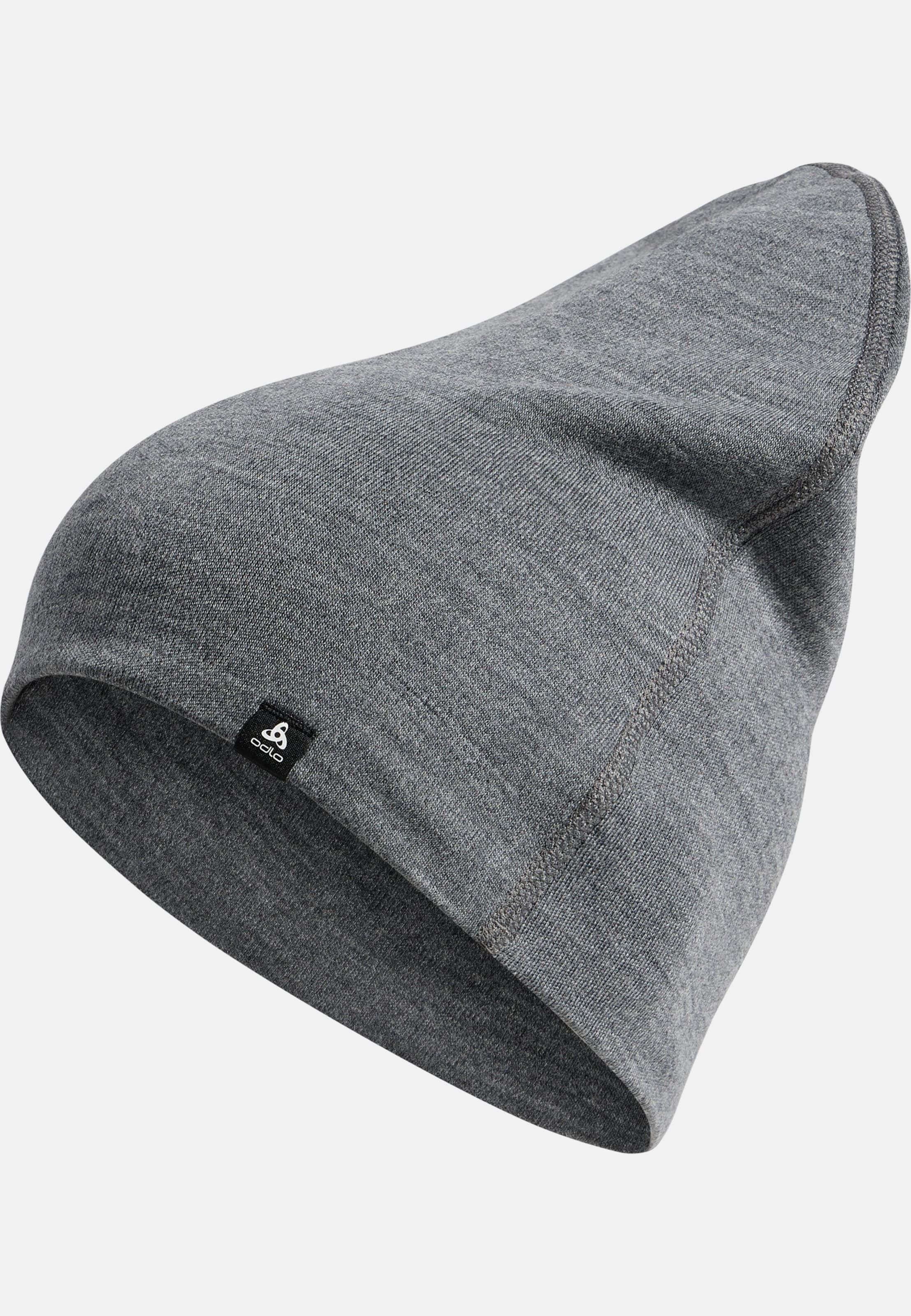 Odlo Merino Warm Mütze, OneSize, grau