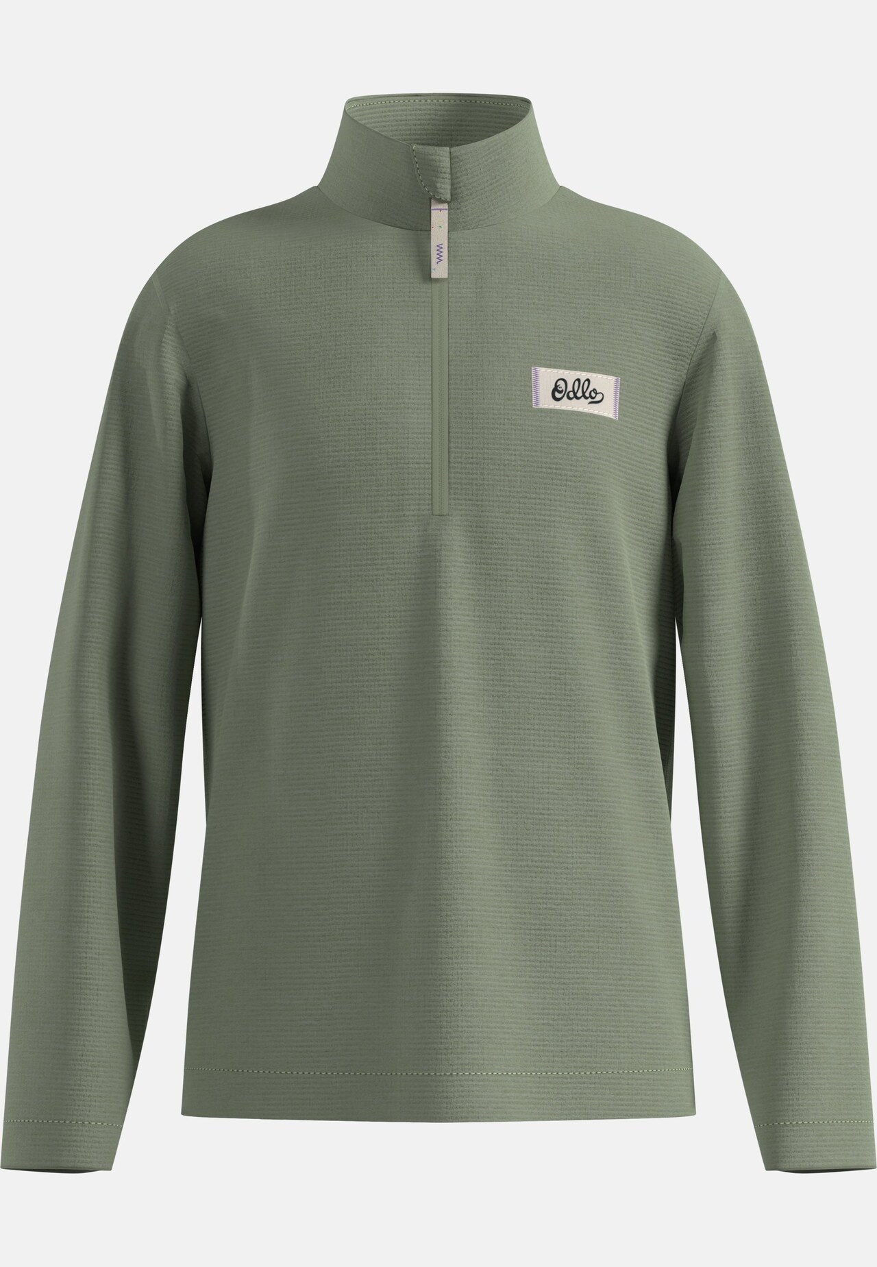 Felpa Grid Fleece Kids a mezza zip