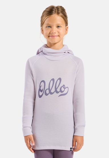 The Active Warm kids' base layer top with facemask