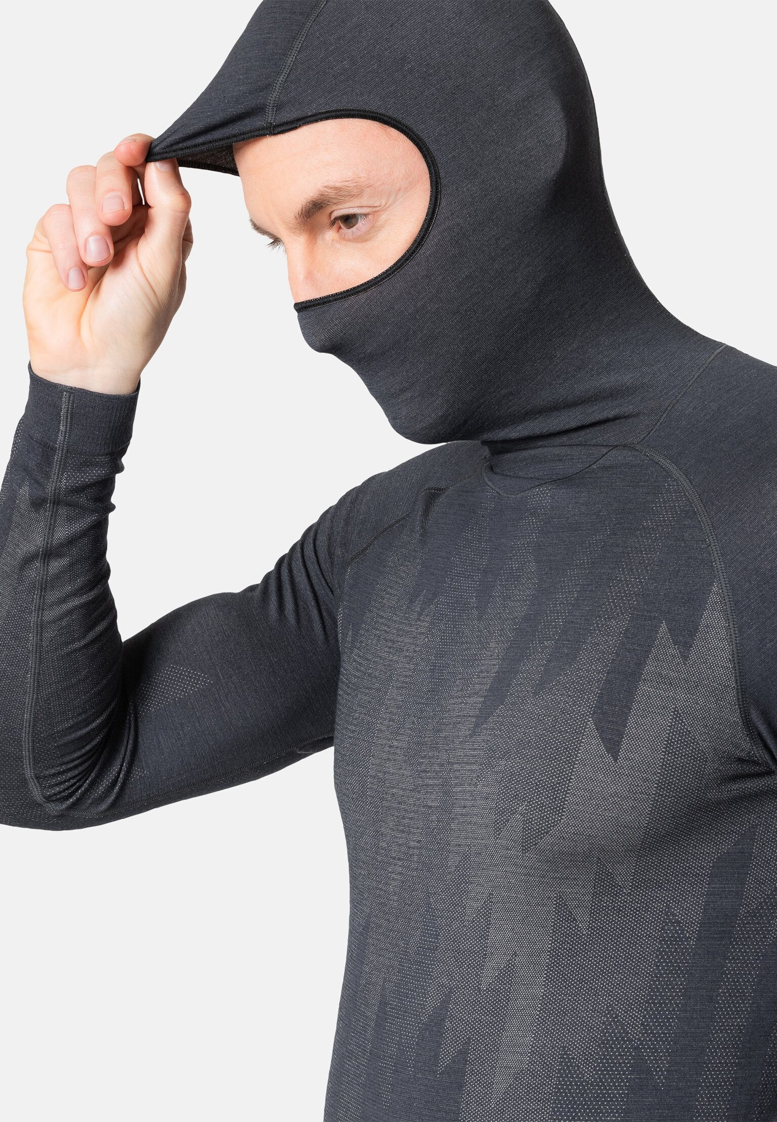 The Kinship Performance Wool Warm Base Layer with Facemask