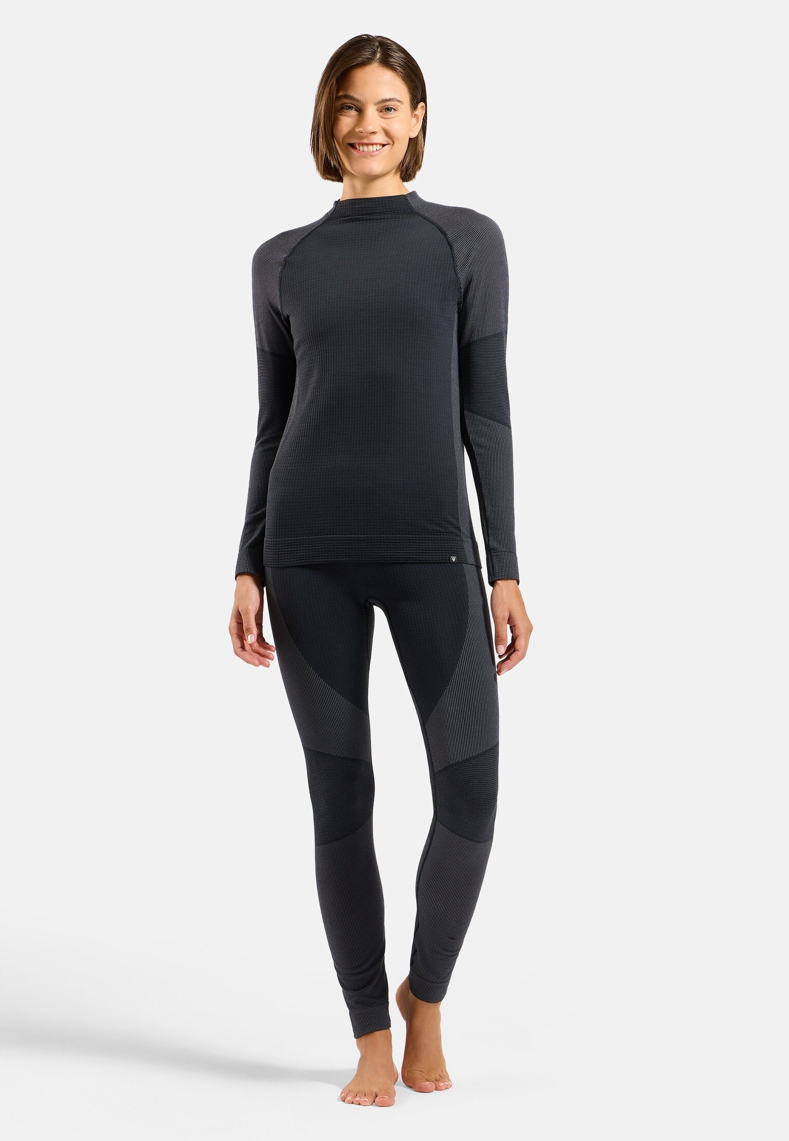 Seamless Performance Wool Funktionsshirt mit Rundhalsausschnitt