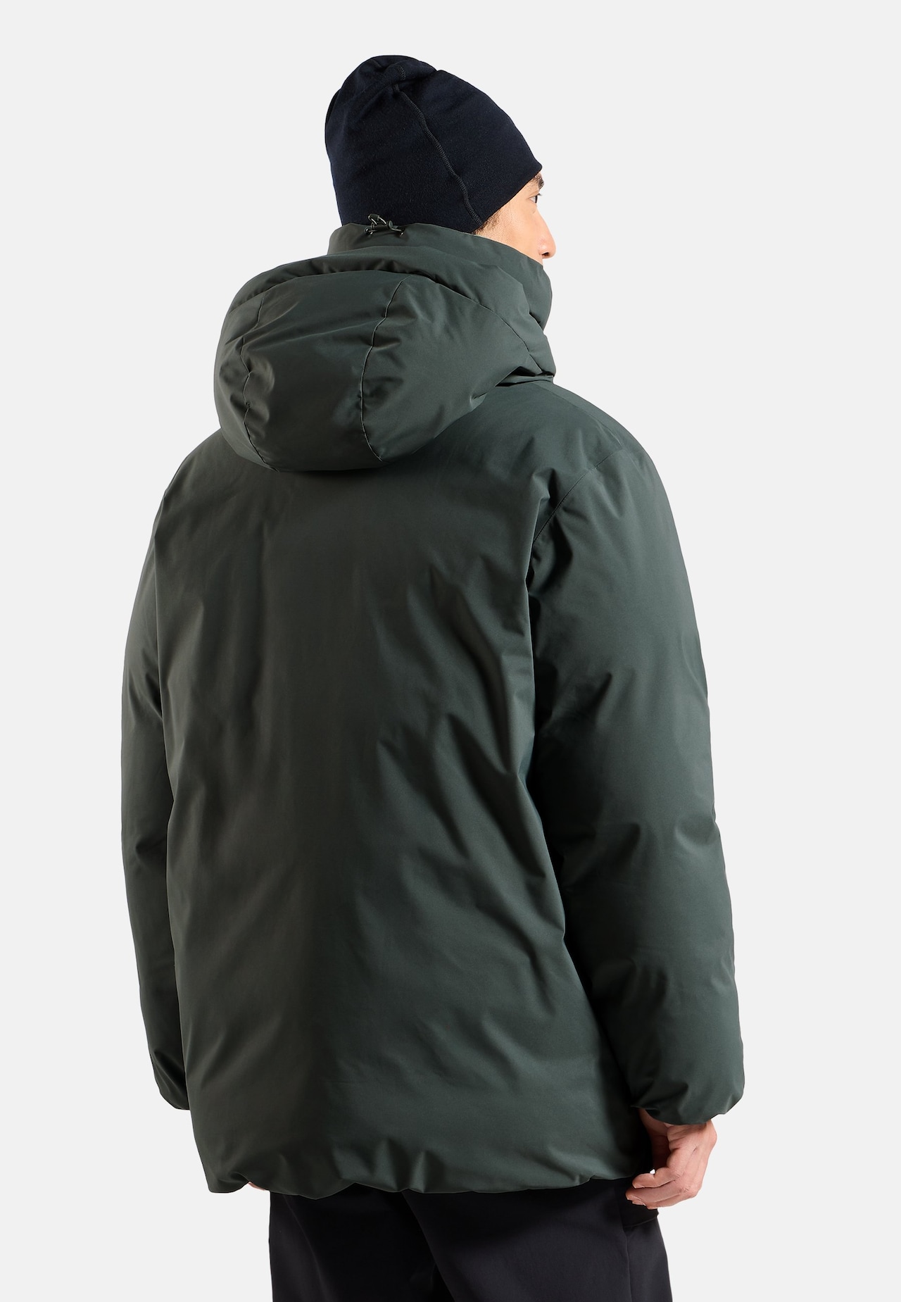 Down Hooded Oversized Insulated Jacket