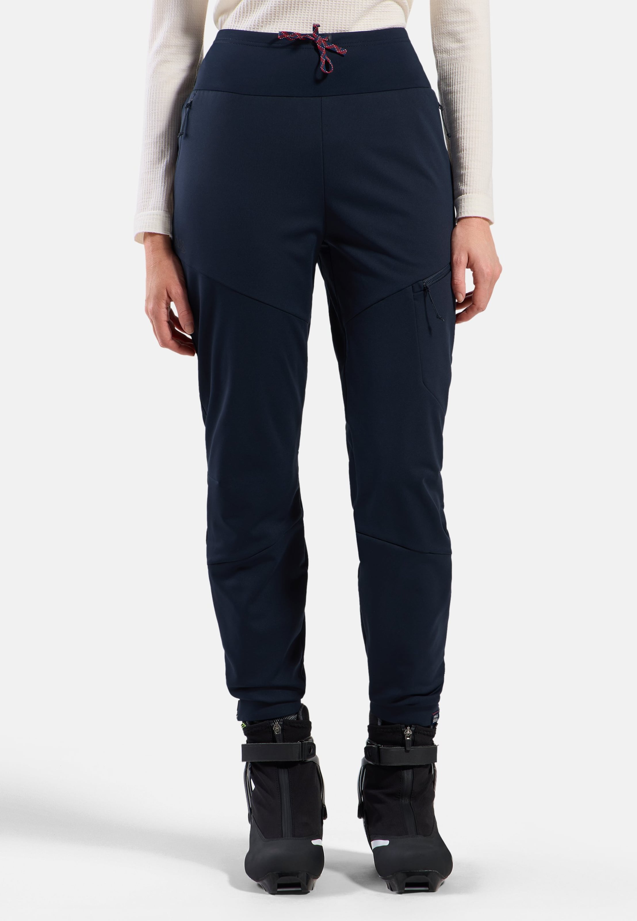 Odlo Zeroweight X-Warm Insulated 80th Anniversary Langlaufhose für Damen - Skilanglauf - marineblau, S