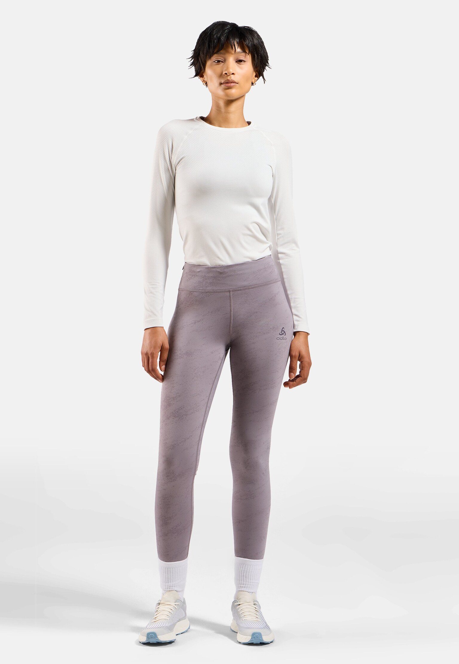 The Zeroweight print reflective løpetights