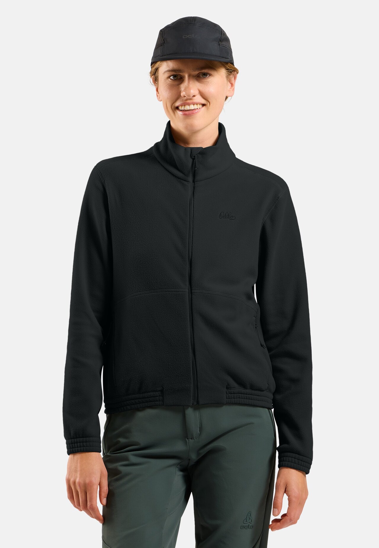 Felpa Classic Fleece a zip intera