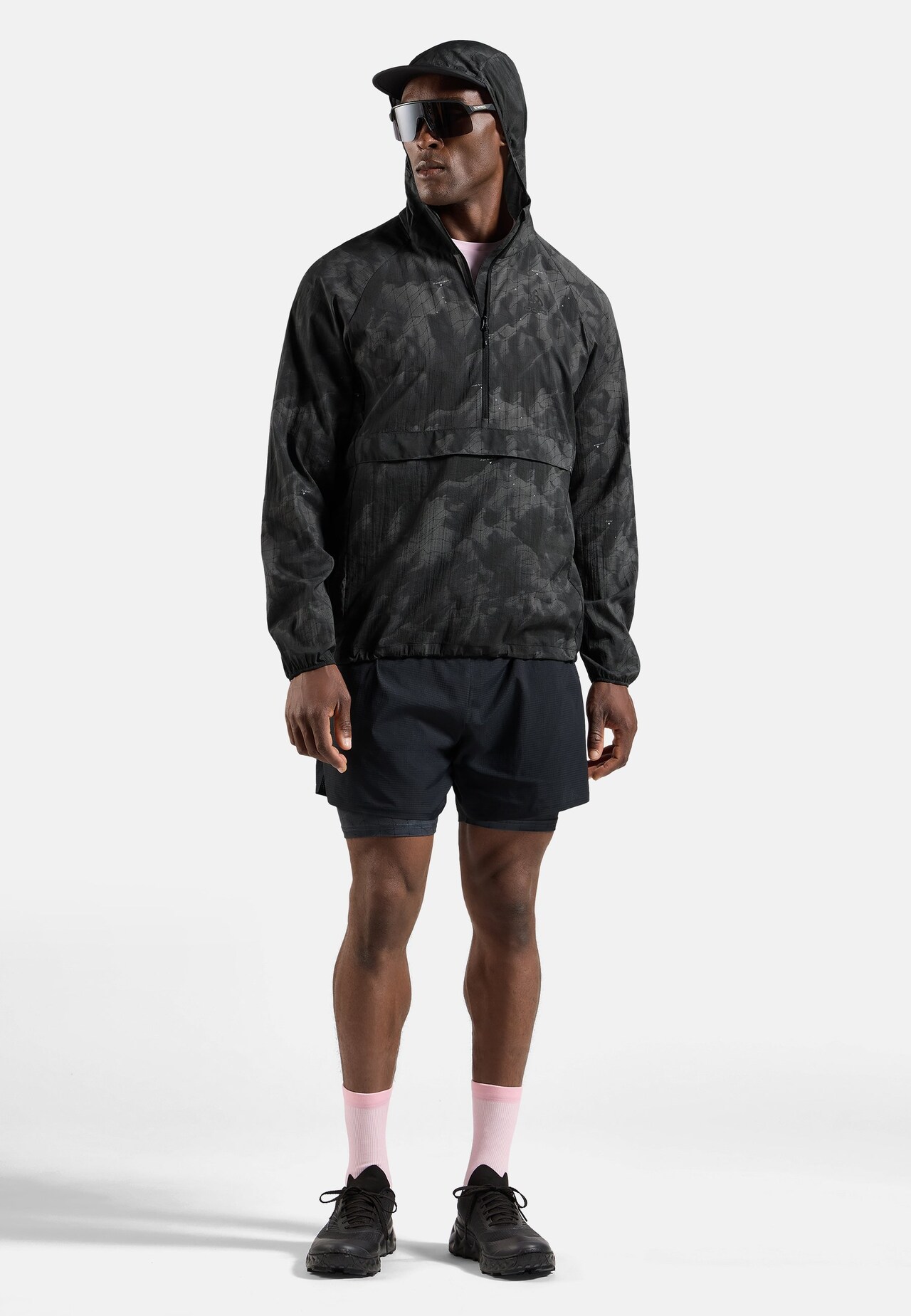 Zeroweight Laufjacke mit Print