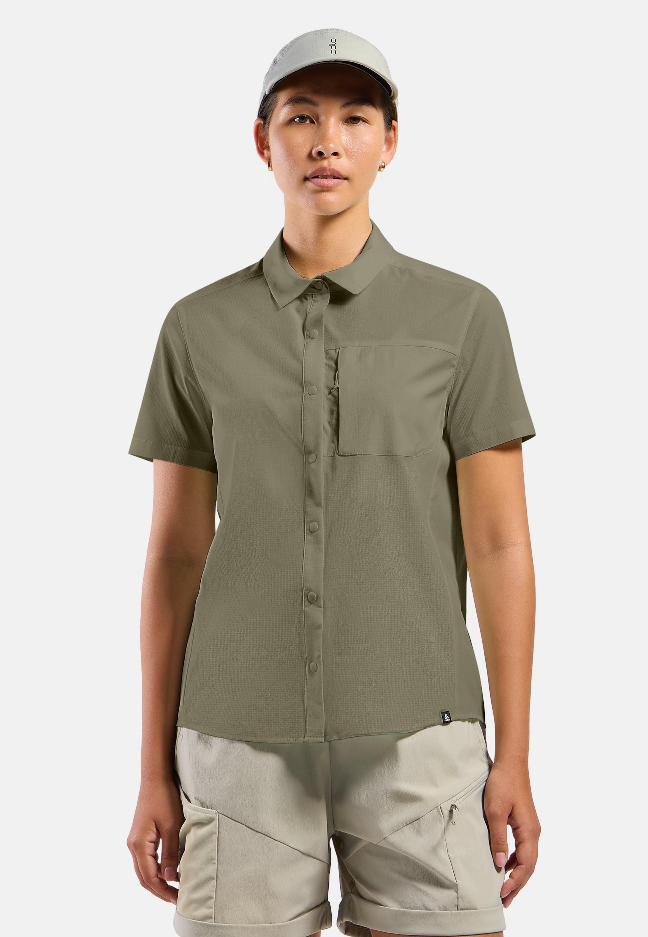 Odlo Essential Kurzarmhemd für Damen - Wandern - grün, L