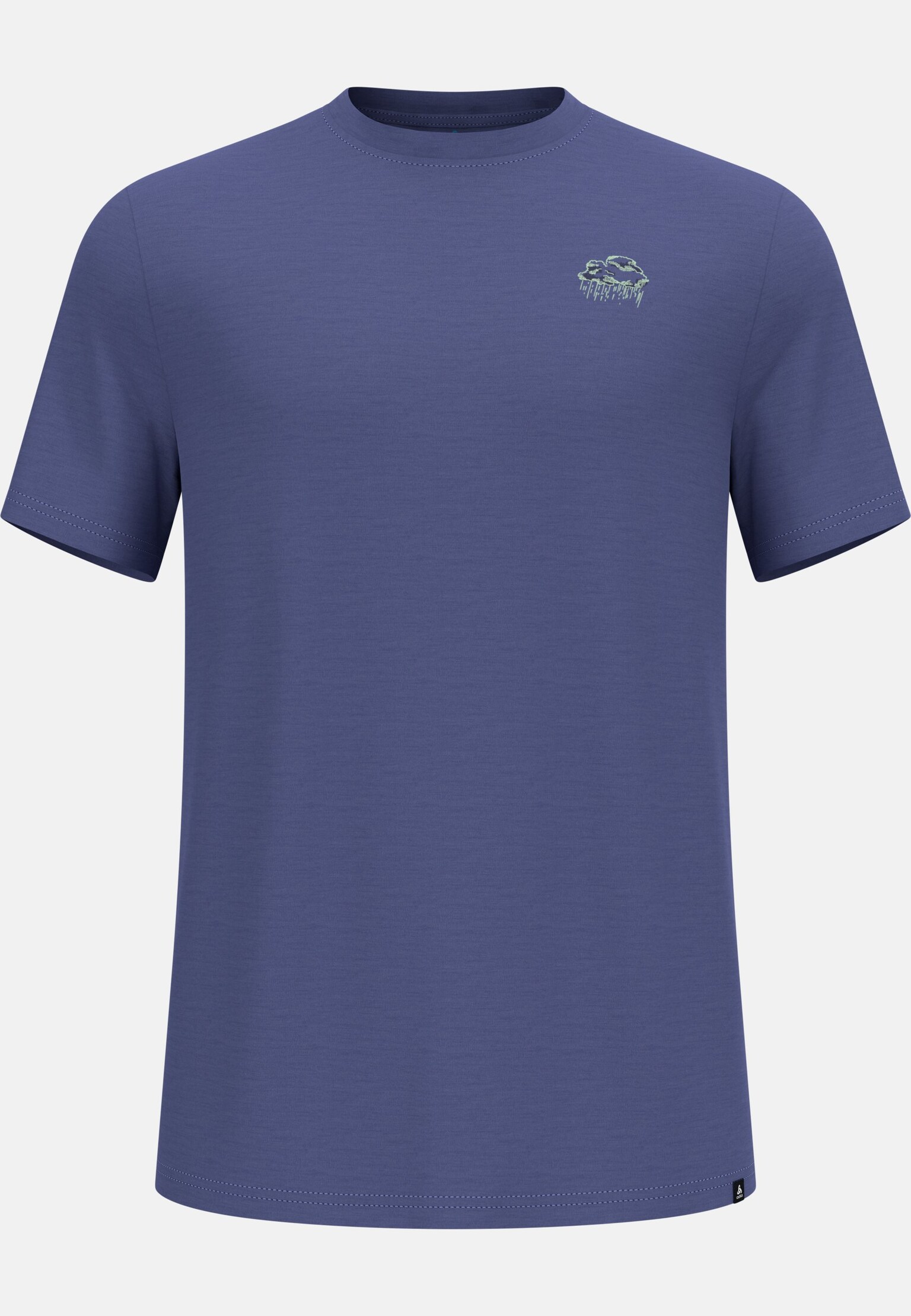 The Ascent merino 160 raincloud t-shirt