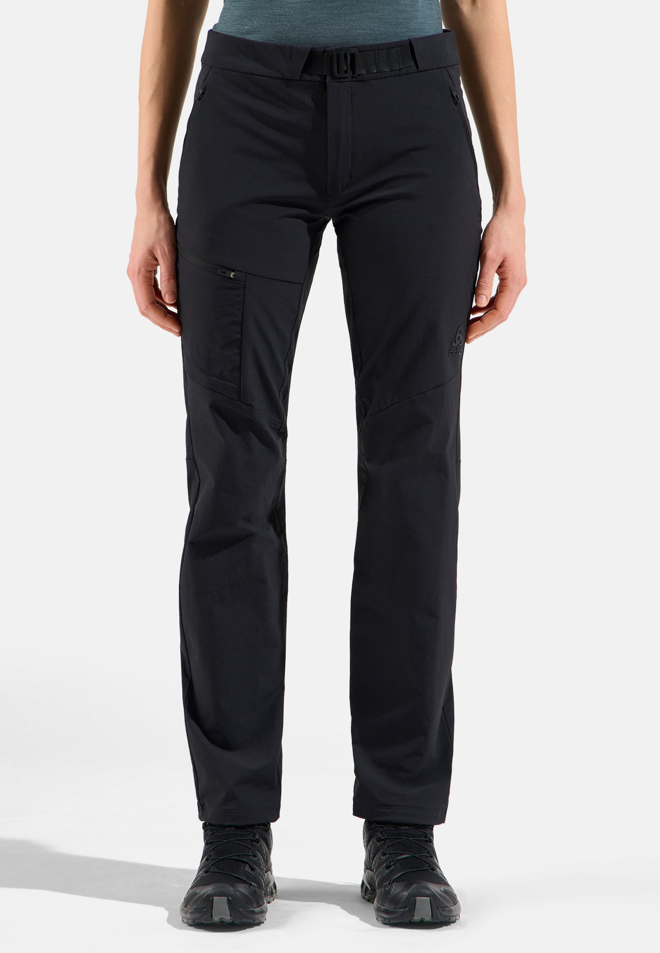 Odlo Ascent Wanderhose für Damen, 34, schwarz