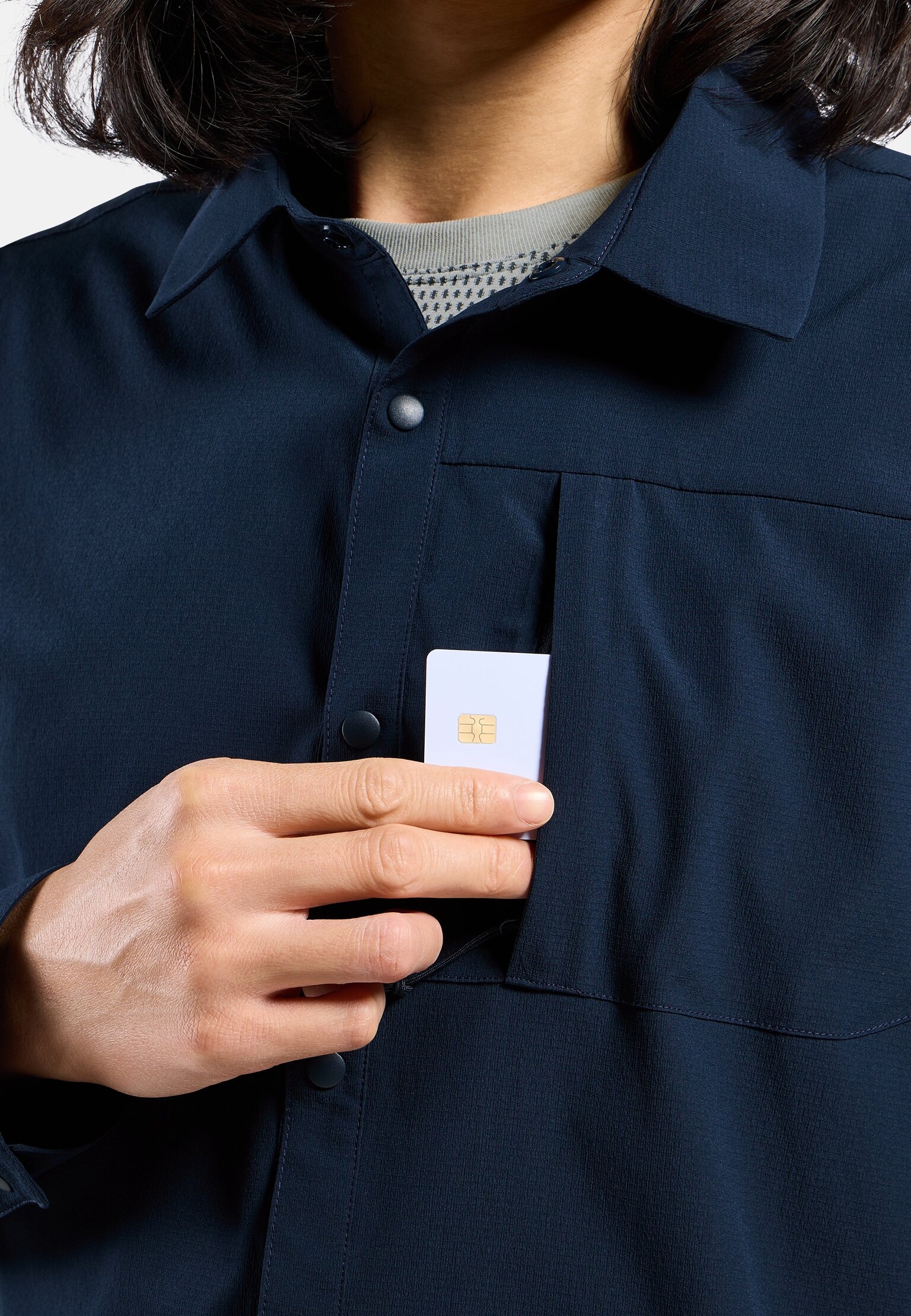 Camicia da trekking a maniche lunghe Essentials