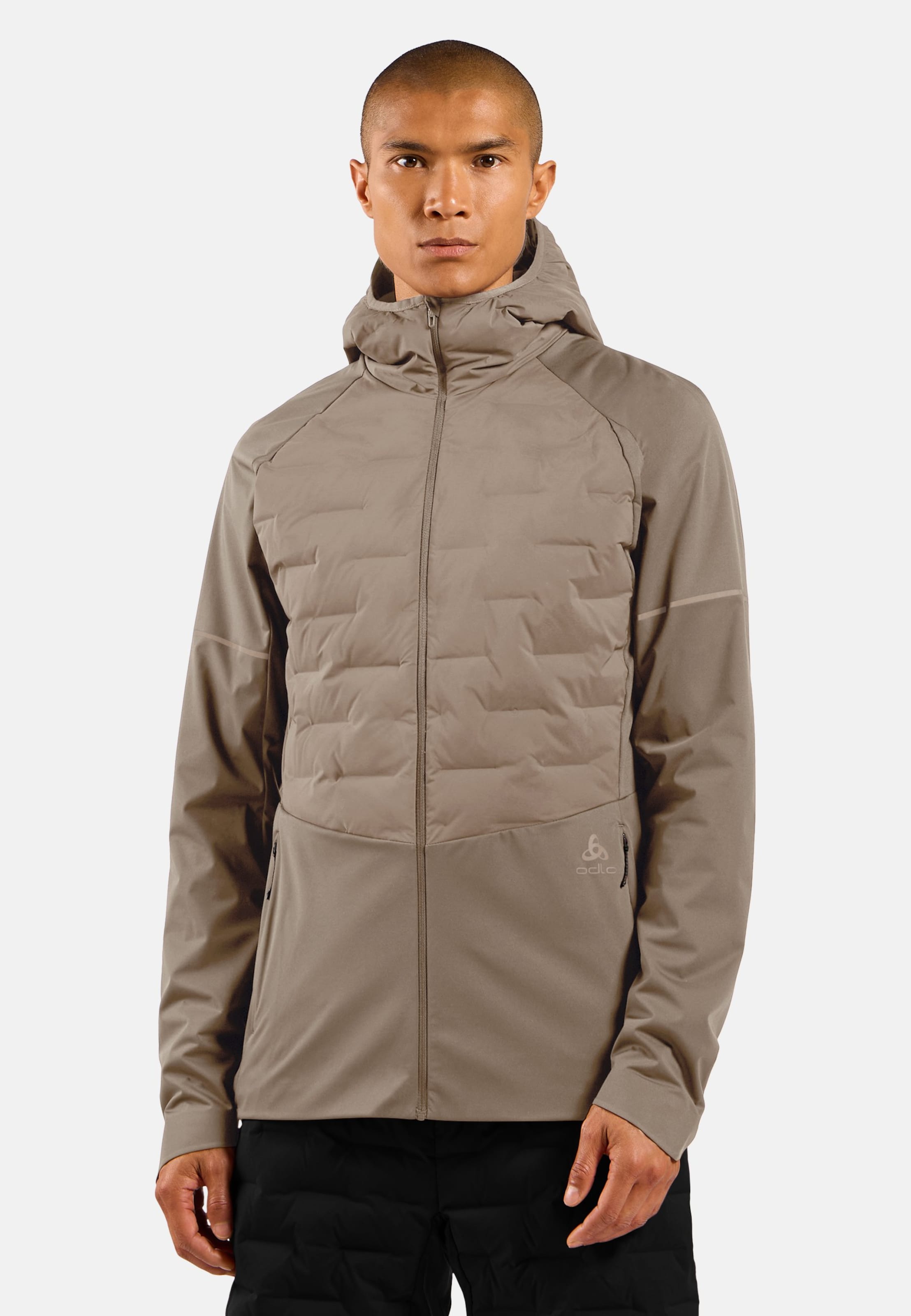Odlo Zeroweight Insulator Laufjacke für Herren, S, beige