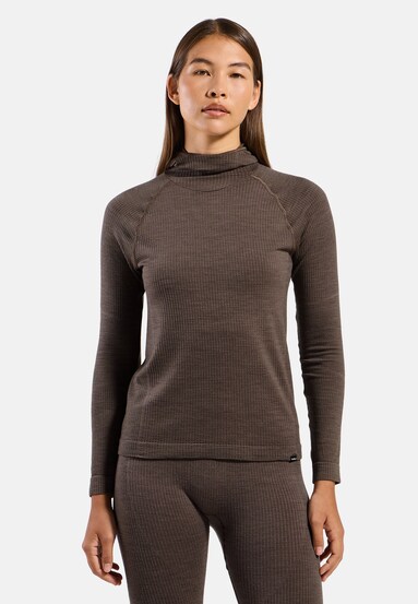 Seamless Performance Wool Base Layer with Facemask