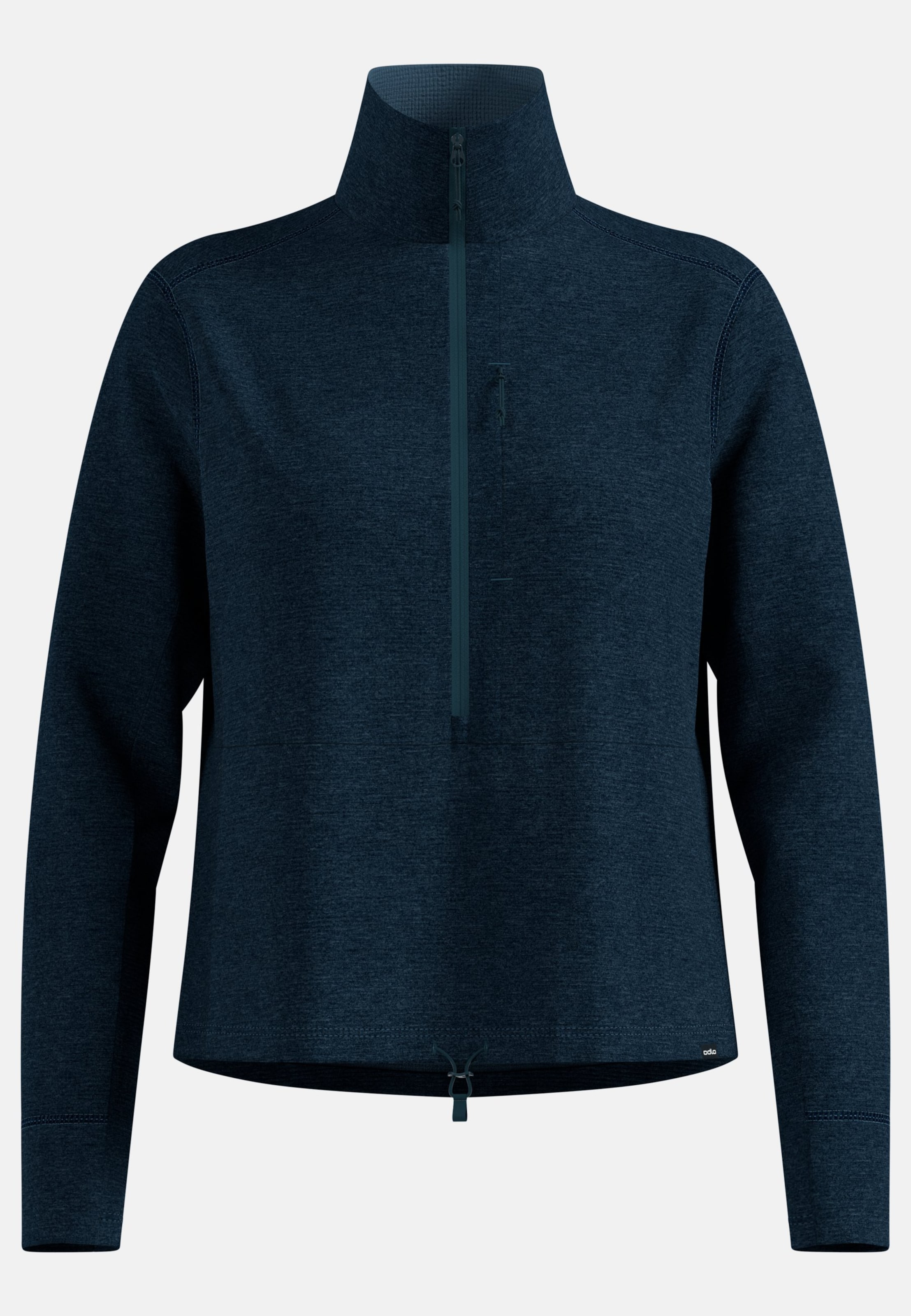 Odlo Grid Fleece Mid Layer Half-Zip für Damen - Wandern, Ski & Snow - marineblau, L