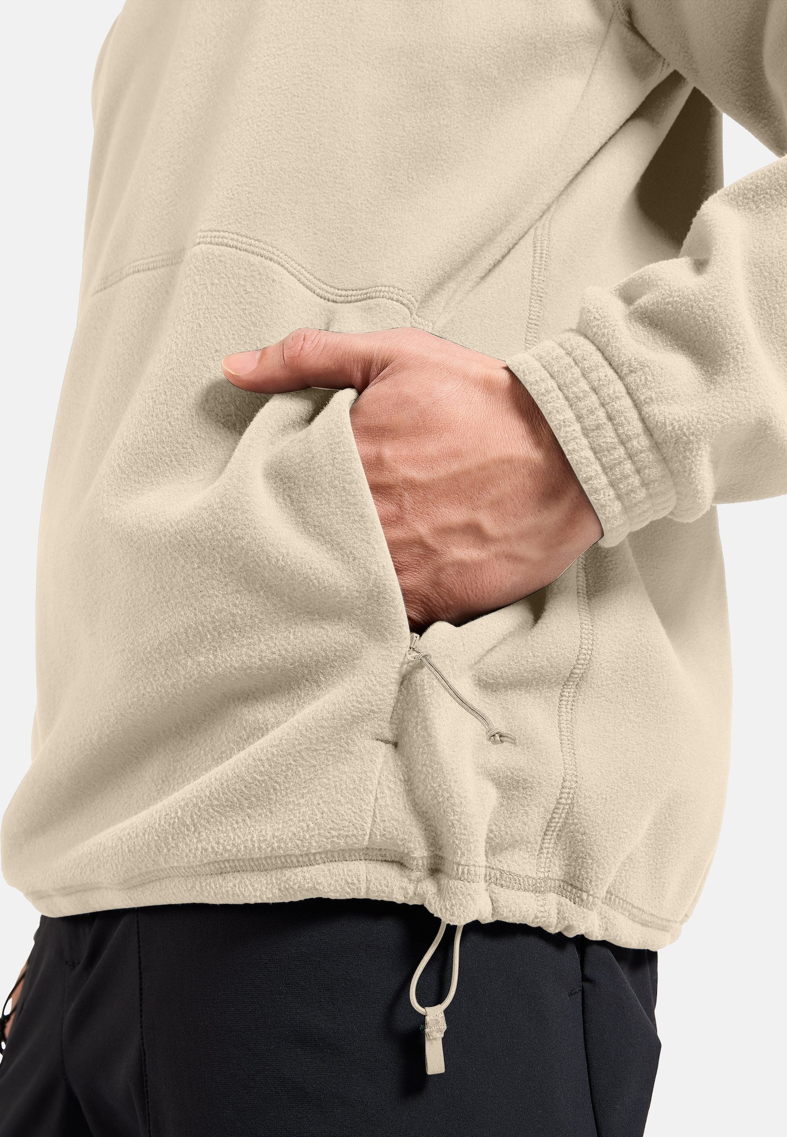 Klassischer Essentials Multisport Mid Layer aus Fleece mit Rundhalsausschnitt