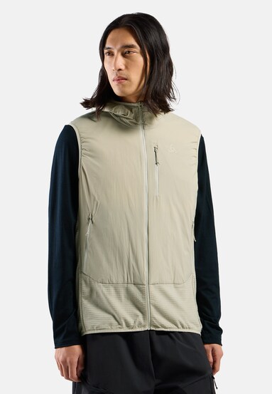 Gilet ibrido con lana isolante Ascent