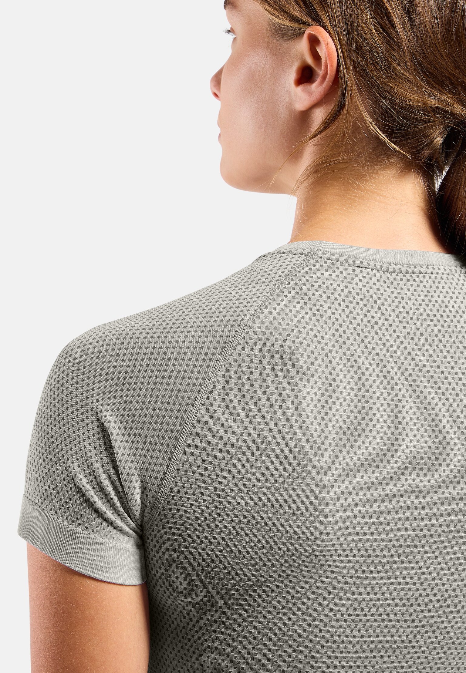 Base layer a maniche corte Performance Light con motivo a pioggia