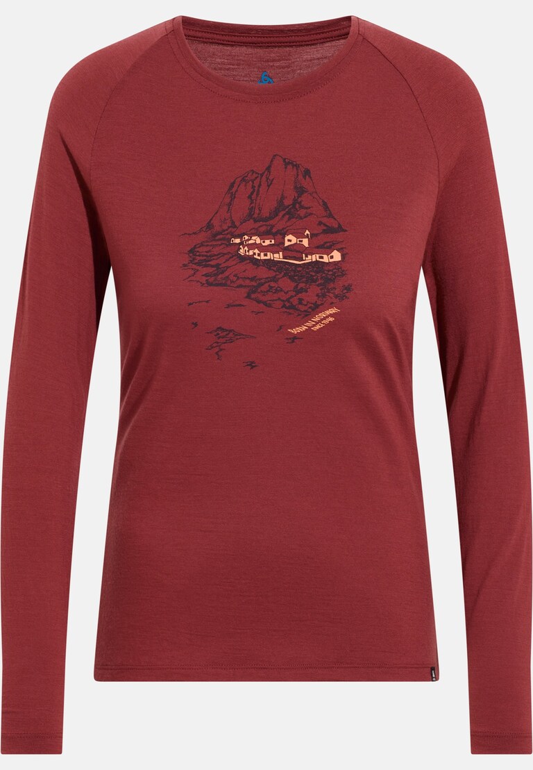 The Ascent 365 merino 200 Norway graphic