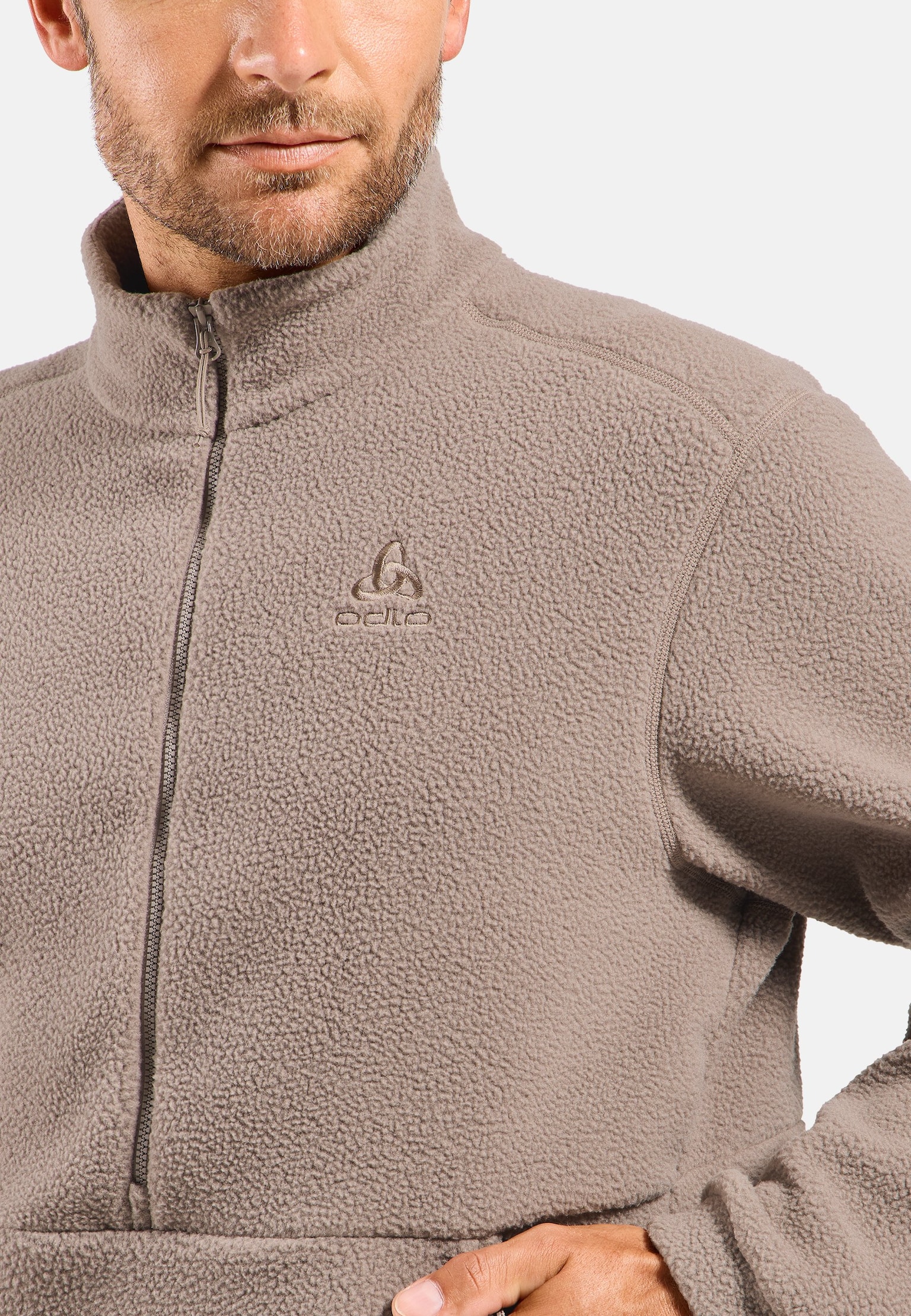 Essential High Pile Solid Half-Zip Mid Layer