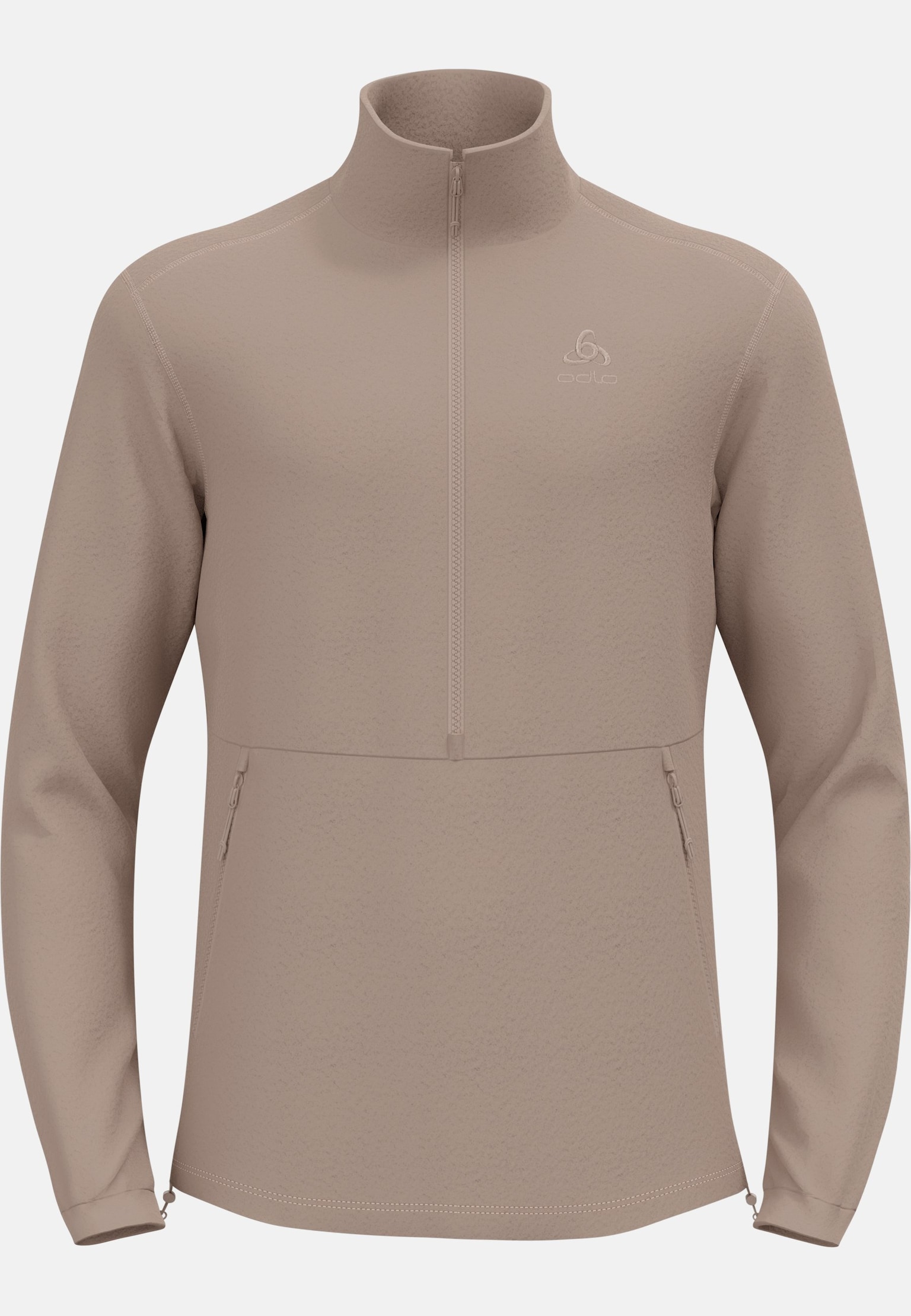 Essential High Pile Solid Half-Zip Mid Layer