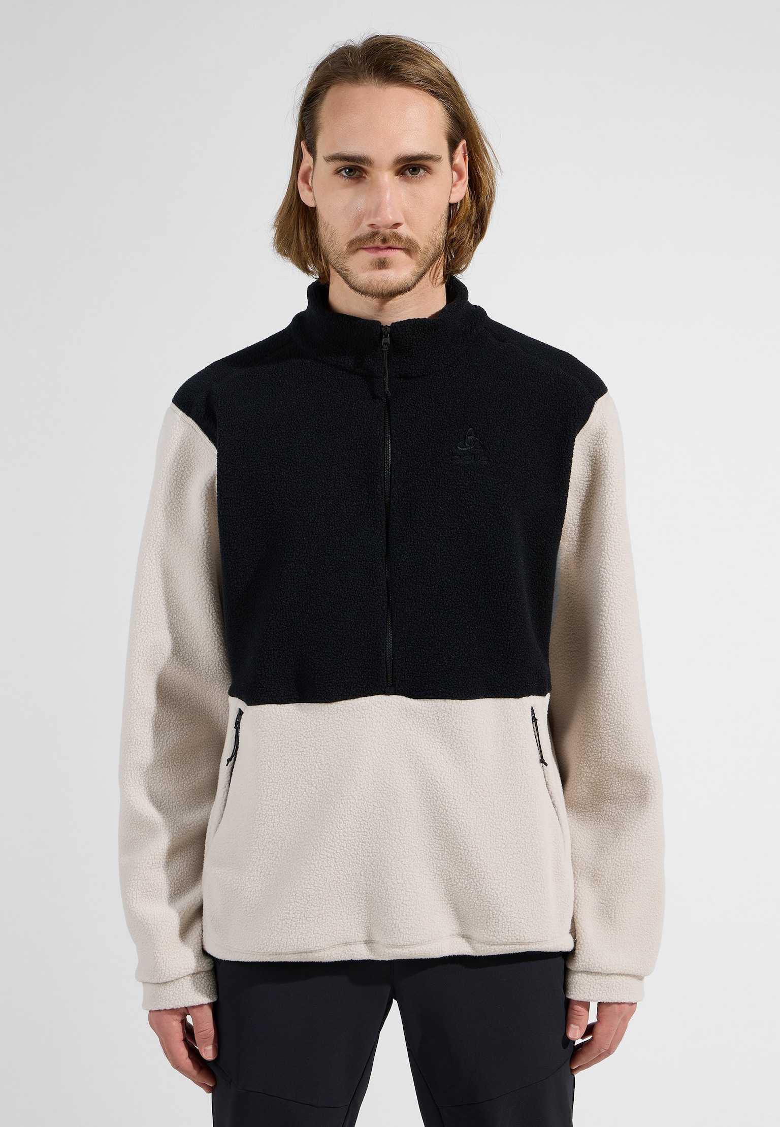 Essential High Pile Solid Mid Layer Half-Zip