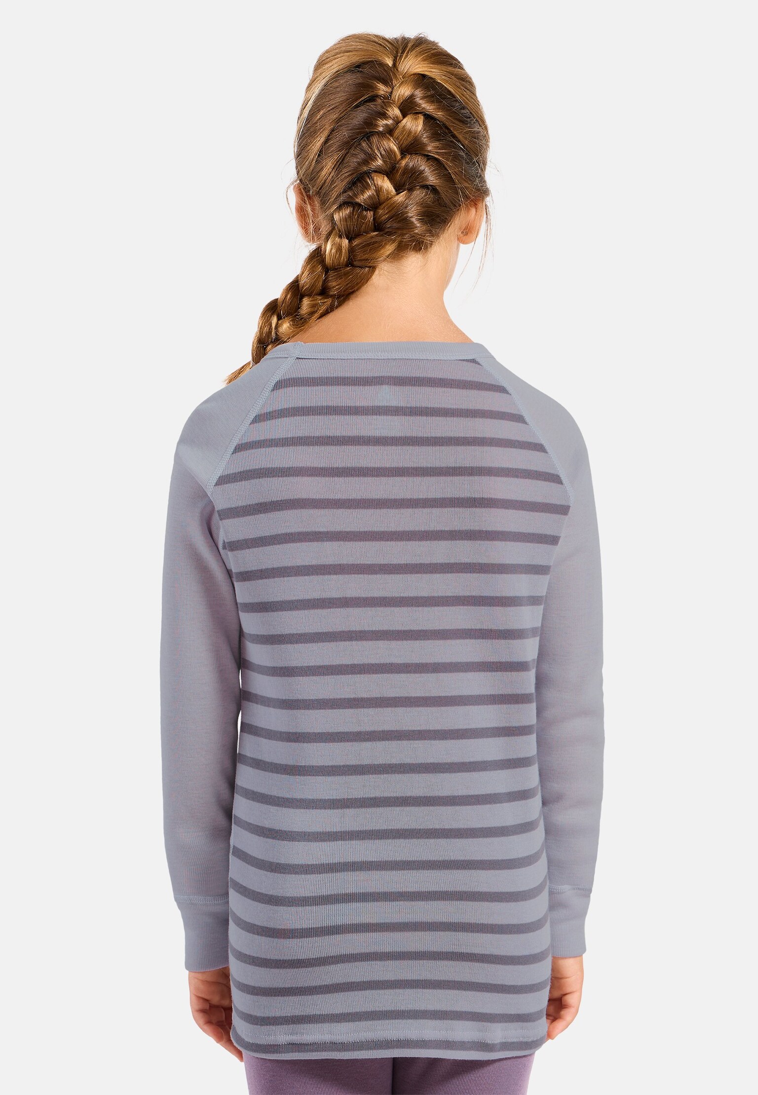 The Active Warm kids' striped base layer top