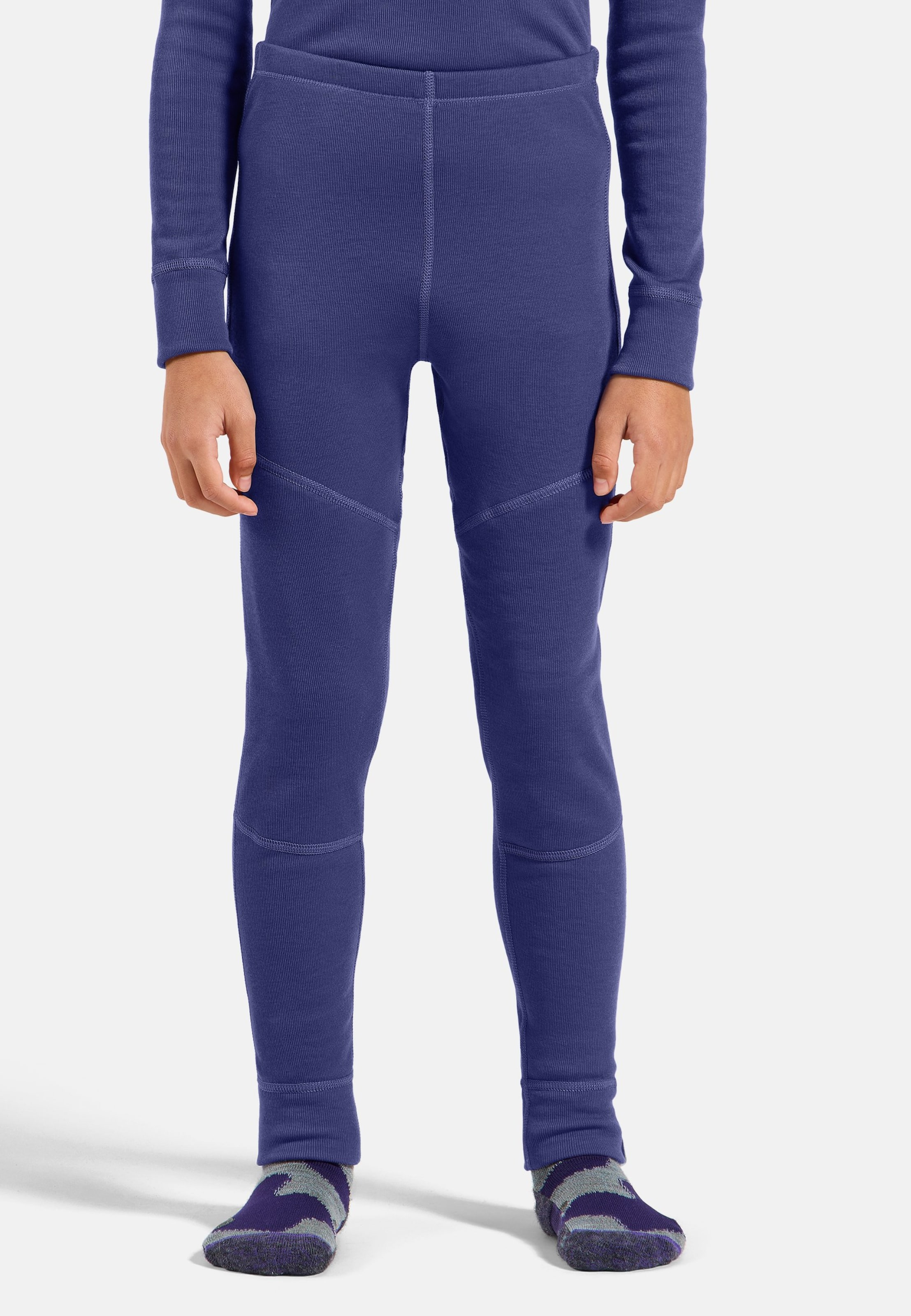 Odlo Active X-Warm Leggings für Kinder, 104, lila