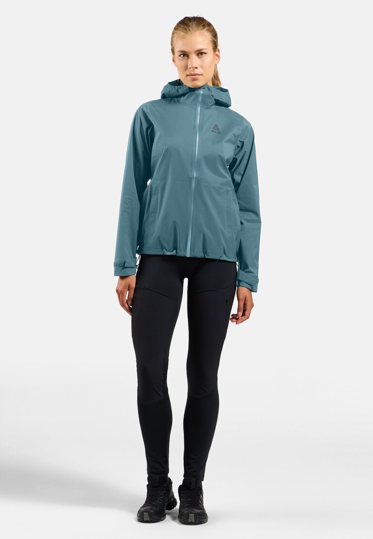 The women's Aegis 2.5L waterproof hardshell jacket