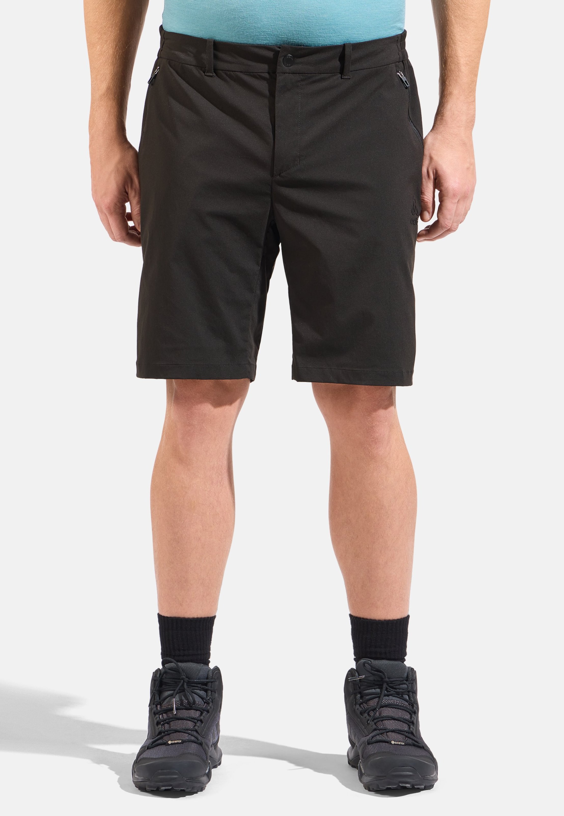 Odlo Ascent Light Wandershorts für Herren, 46, schwarz