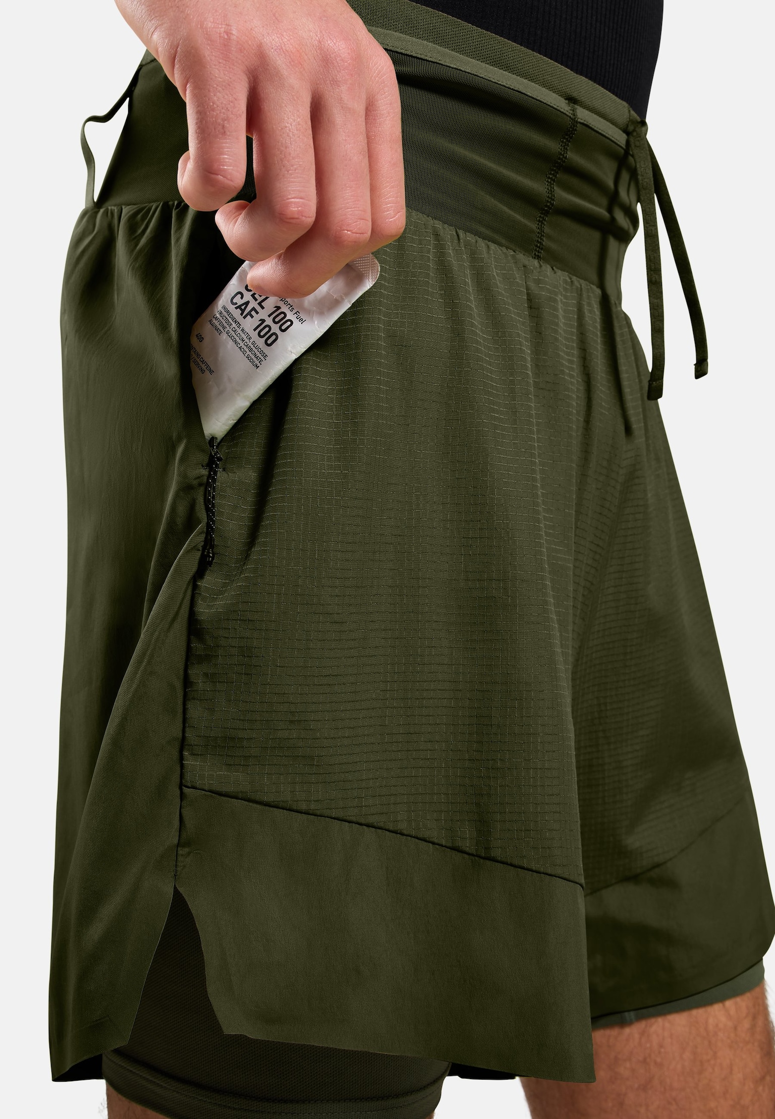 Short de running 2 en 1 X-Alp Trail 6 Inch