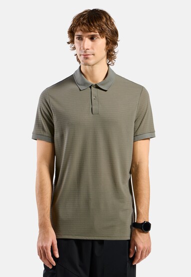 The Ascent natural polo shirt
