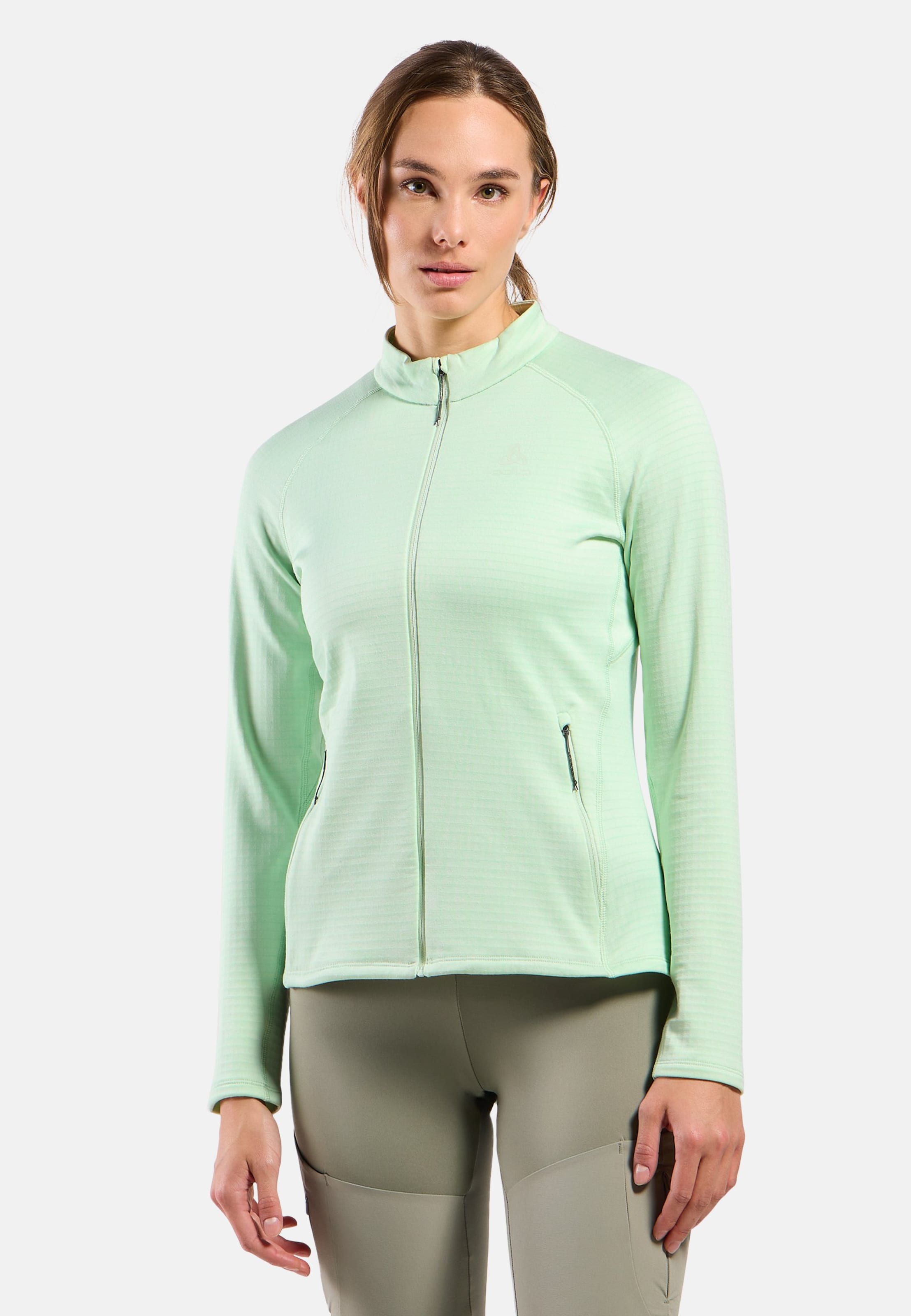 Odlo Tencia Mid Layer Jacke für Damen, S, grün