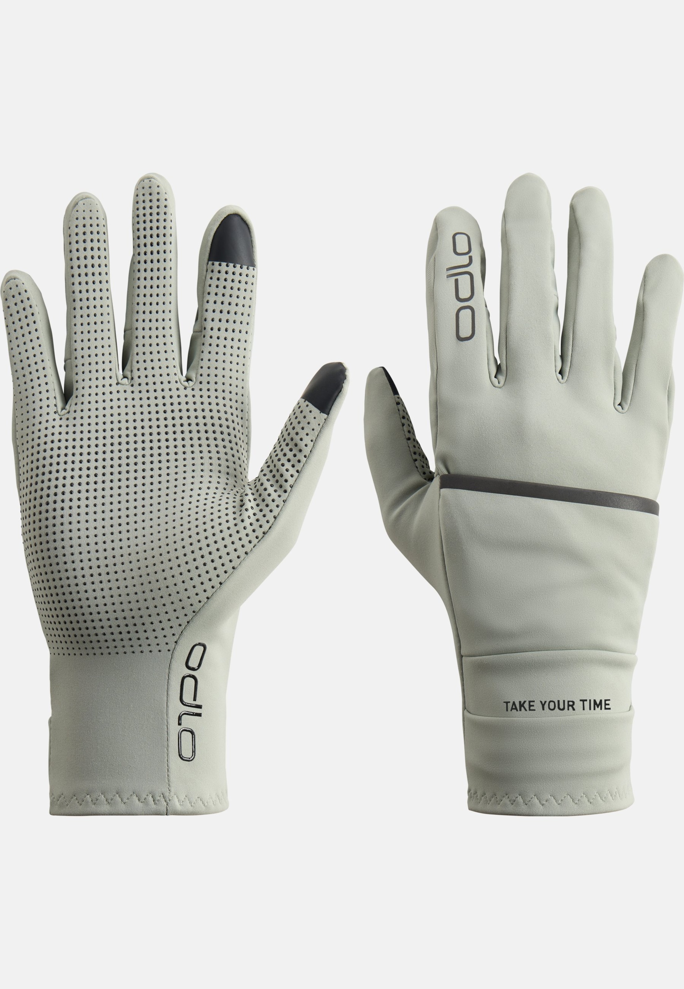 Odlo Multisport Windproof Light Handschuhe, L, grün