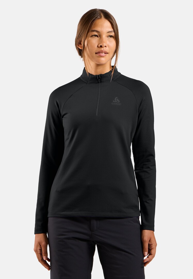 Essential Light Half-Zip Mid Layer in black | Odlo