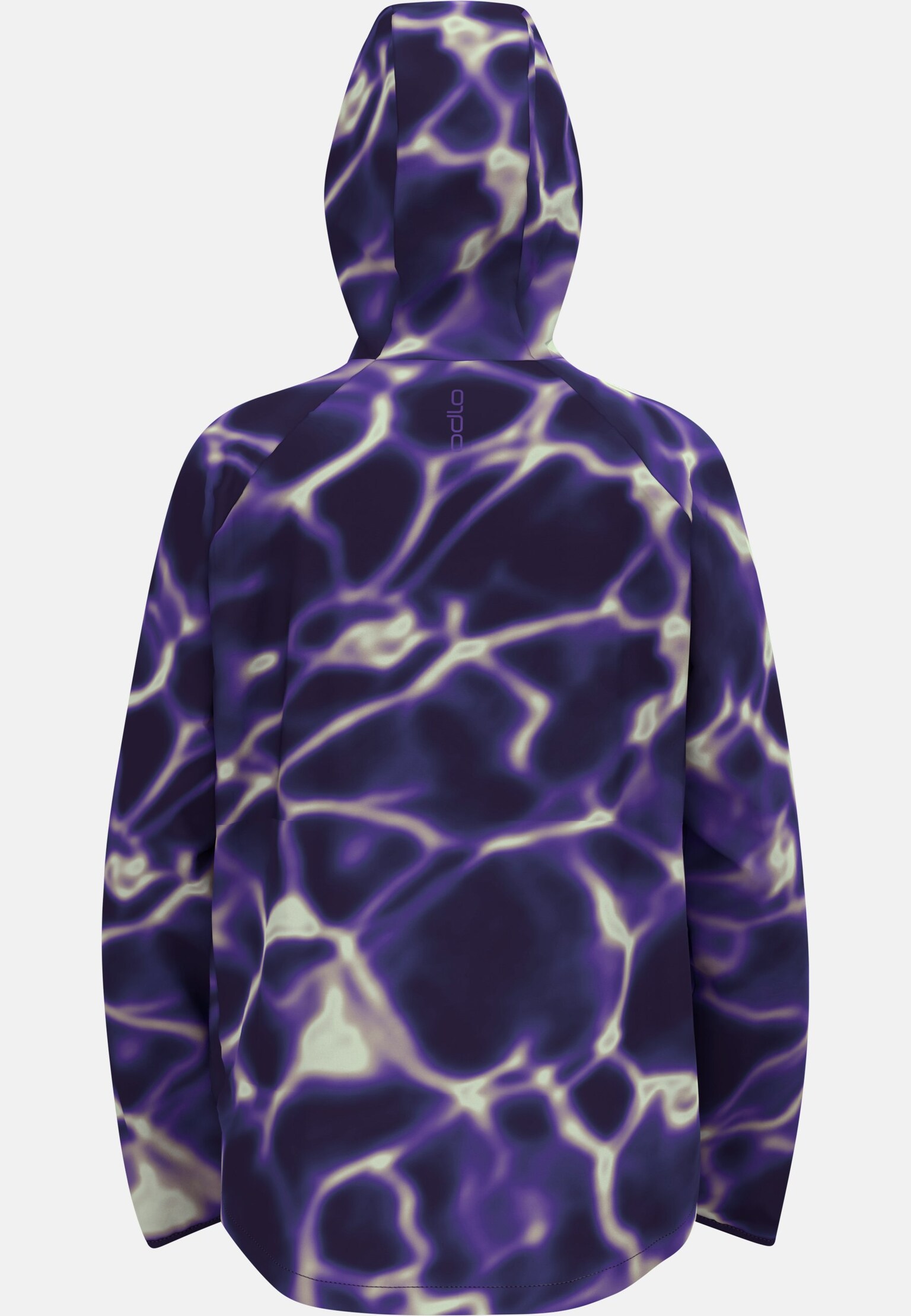 The Zeroweight print hooded running anorak