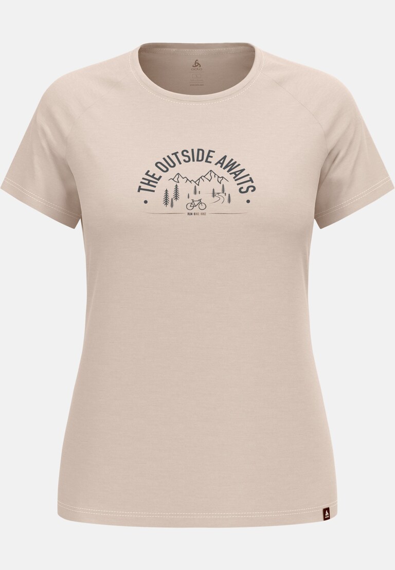 The Ride 365 Performance Wool 130 print t-shirt