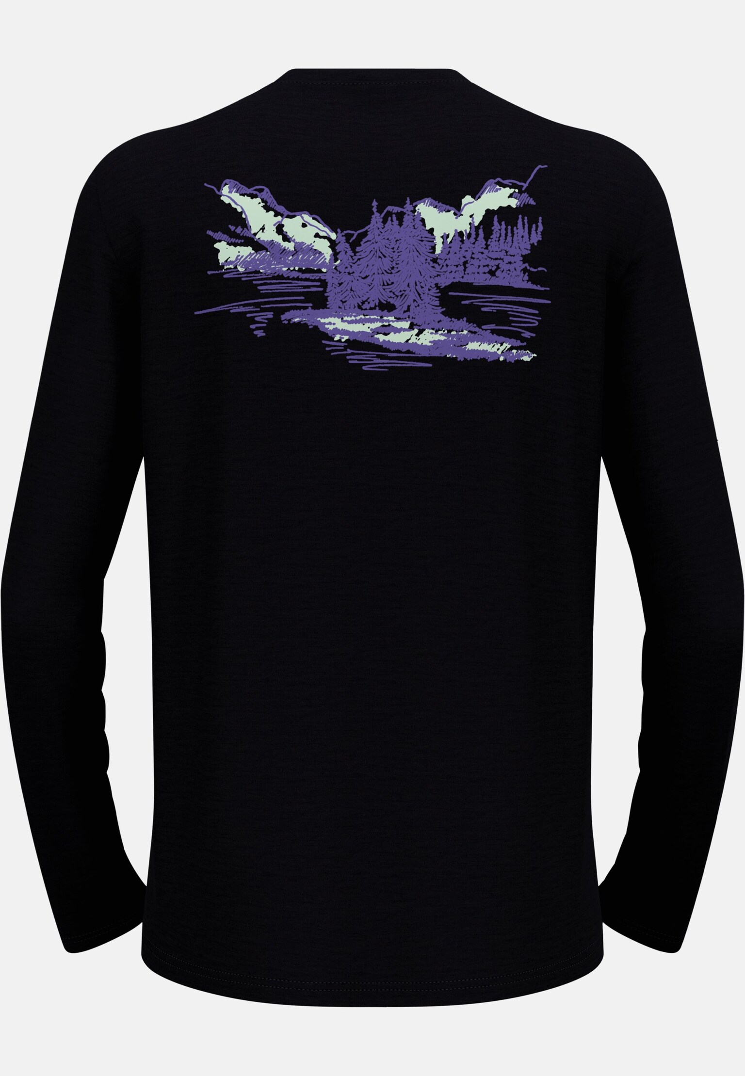 Ascent Merino 160 Langarmshirt mit TMOT-Print