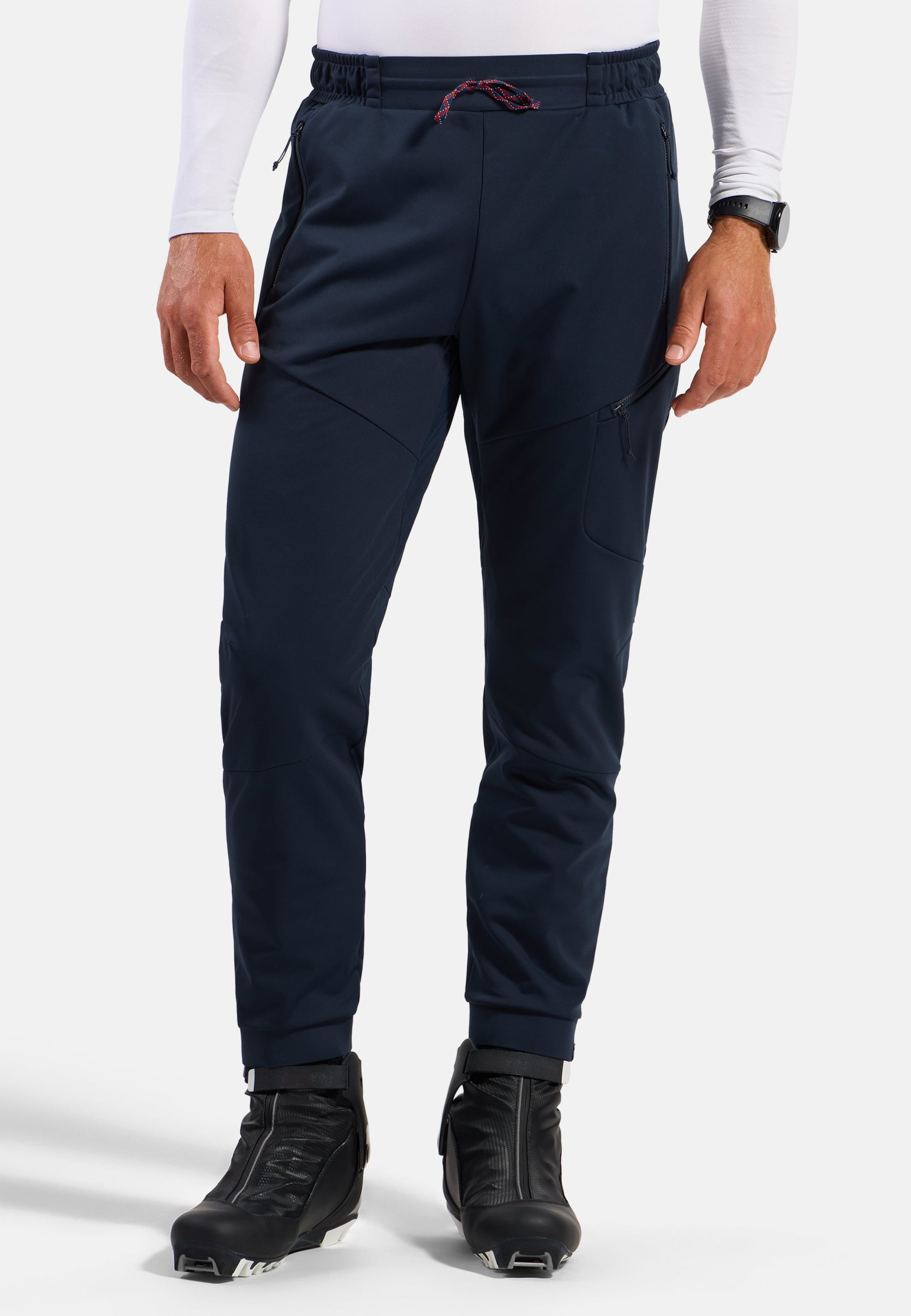 Odlo Zeroweight X-Warm Insulated 80th Anniversary Langlaufhose für Herren - Skilanglauf - marineblau, L