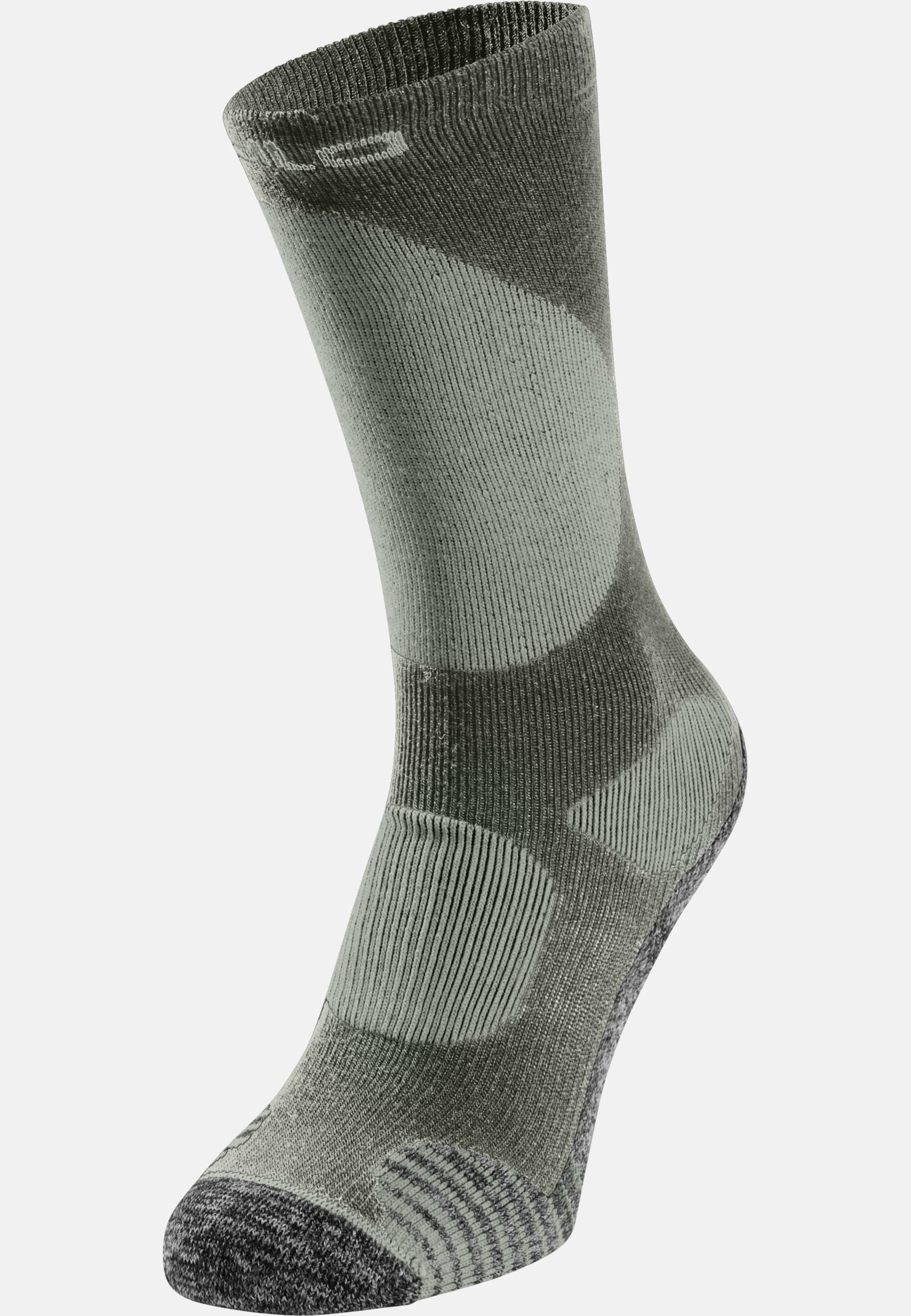 Odlo Active Warm Basic-Skisocken für Kinder, 23-26, grün