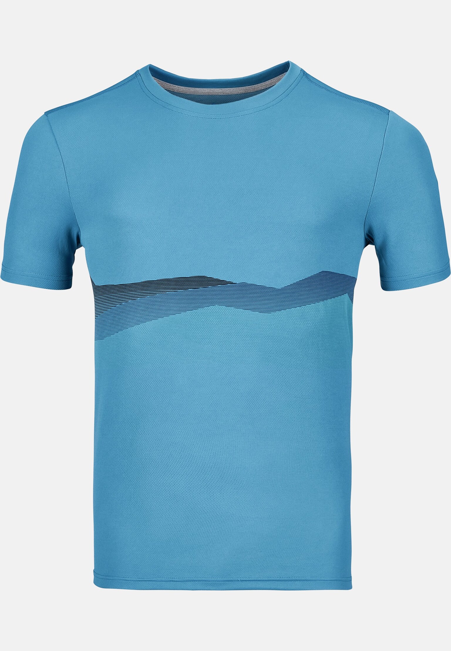 F-Dry T-Shirt mit Bergkamm-Print
