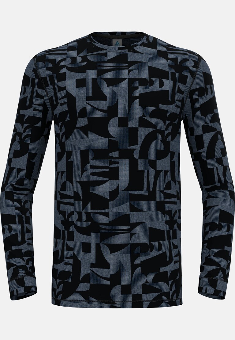 The Natural Merino Warm Jacquard Base Layer Top