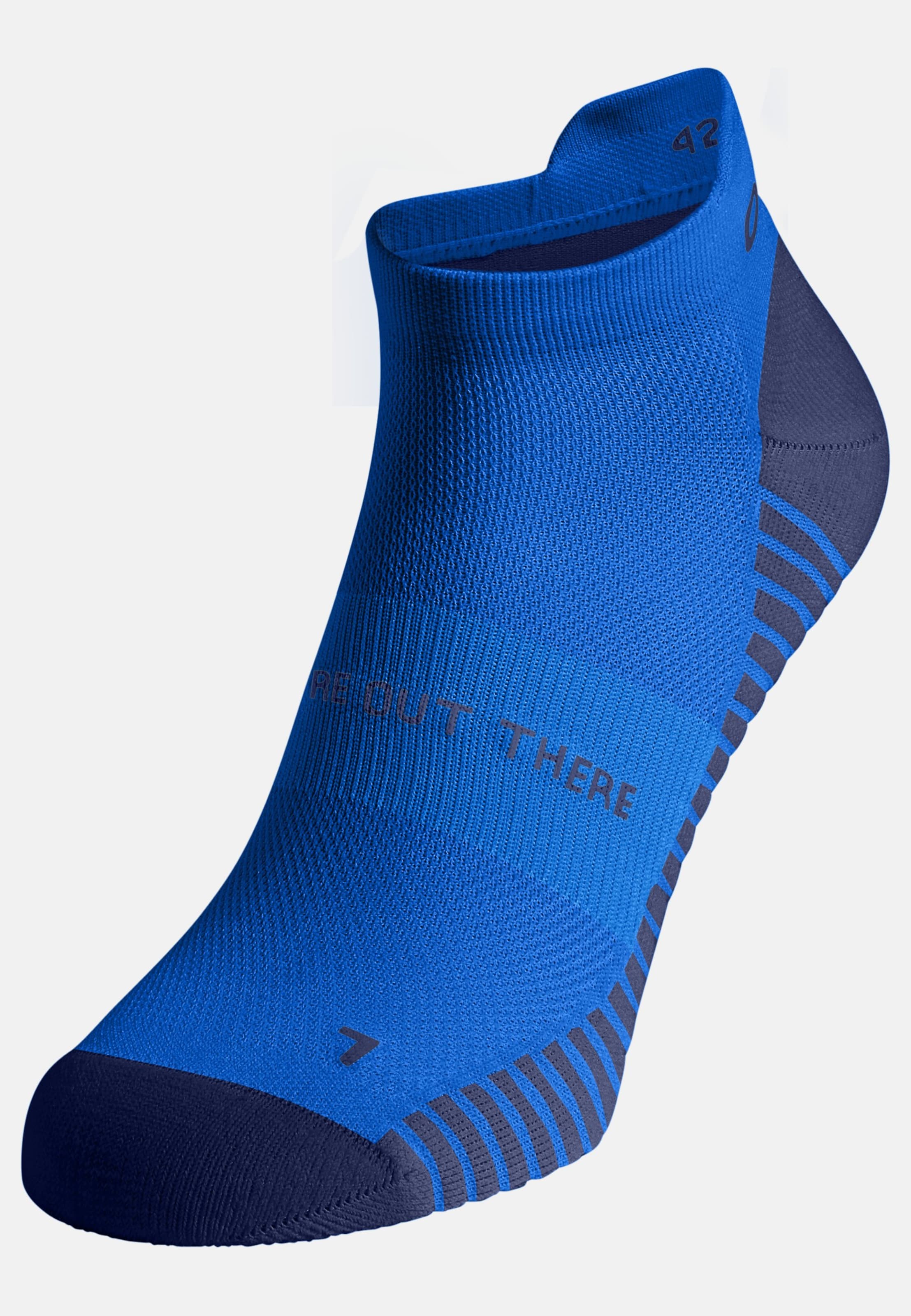 Odlo Performance Run Kurze Socken, 36-38, blau