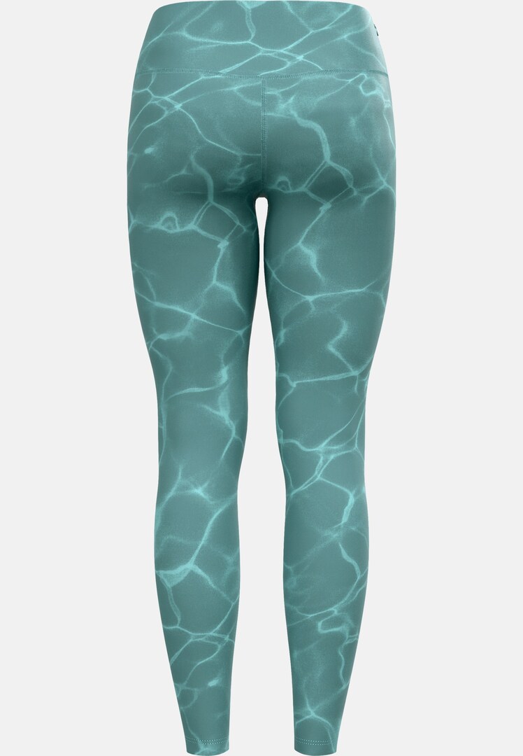 The Zeroweight print running tights in arctic | High