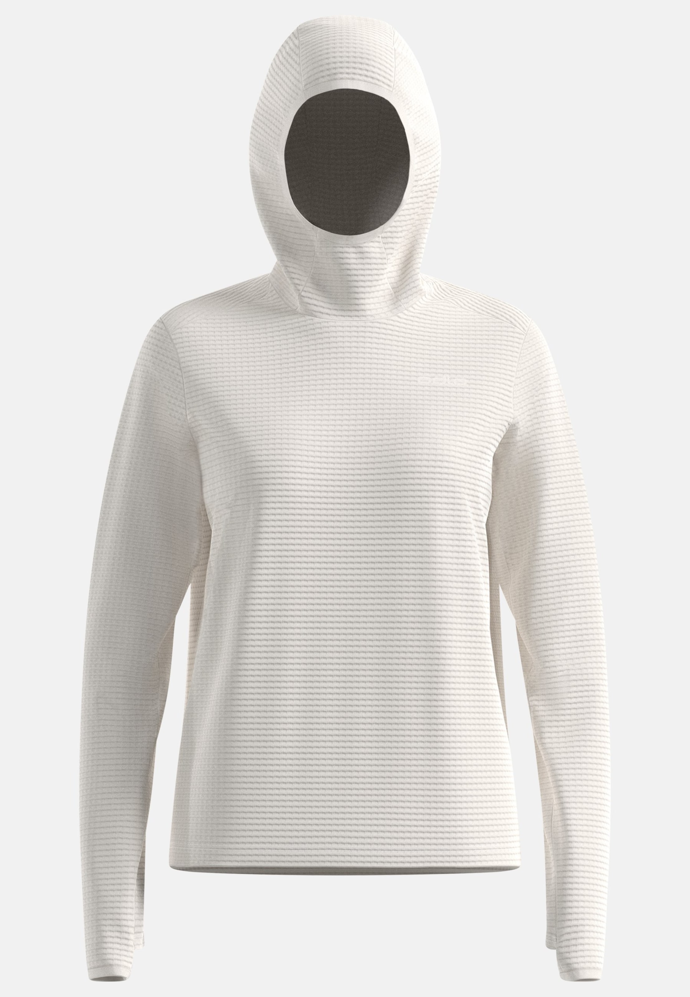 Odlo Essential Thermal Lauf-Hoodie für Damen - Trail Running, Running - grau, L